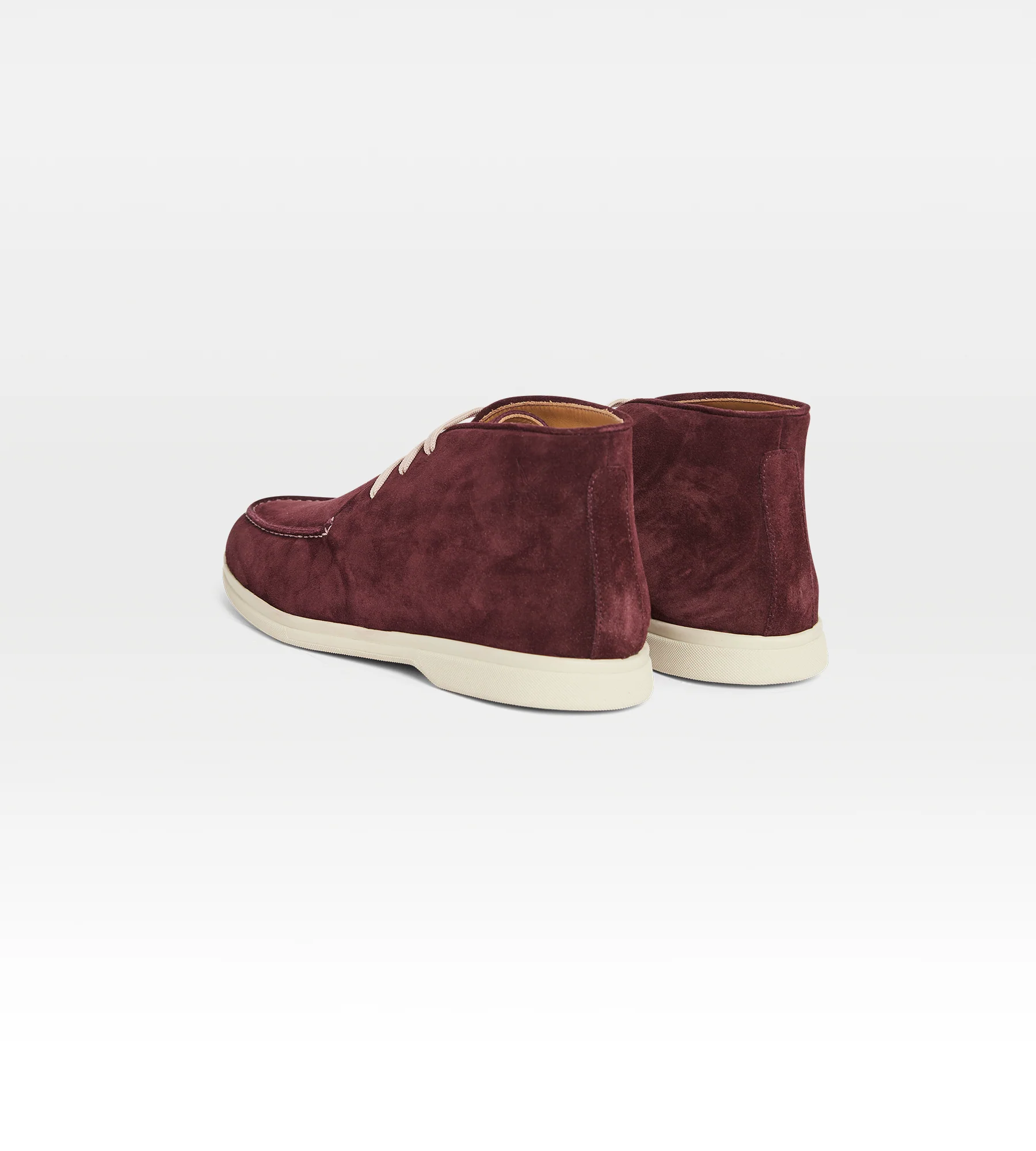 Chaussures en suède aubergine - Image 3