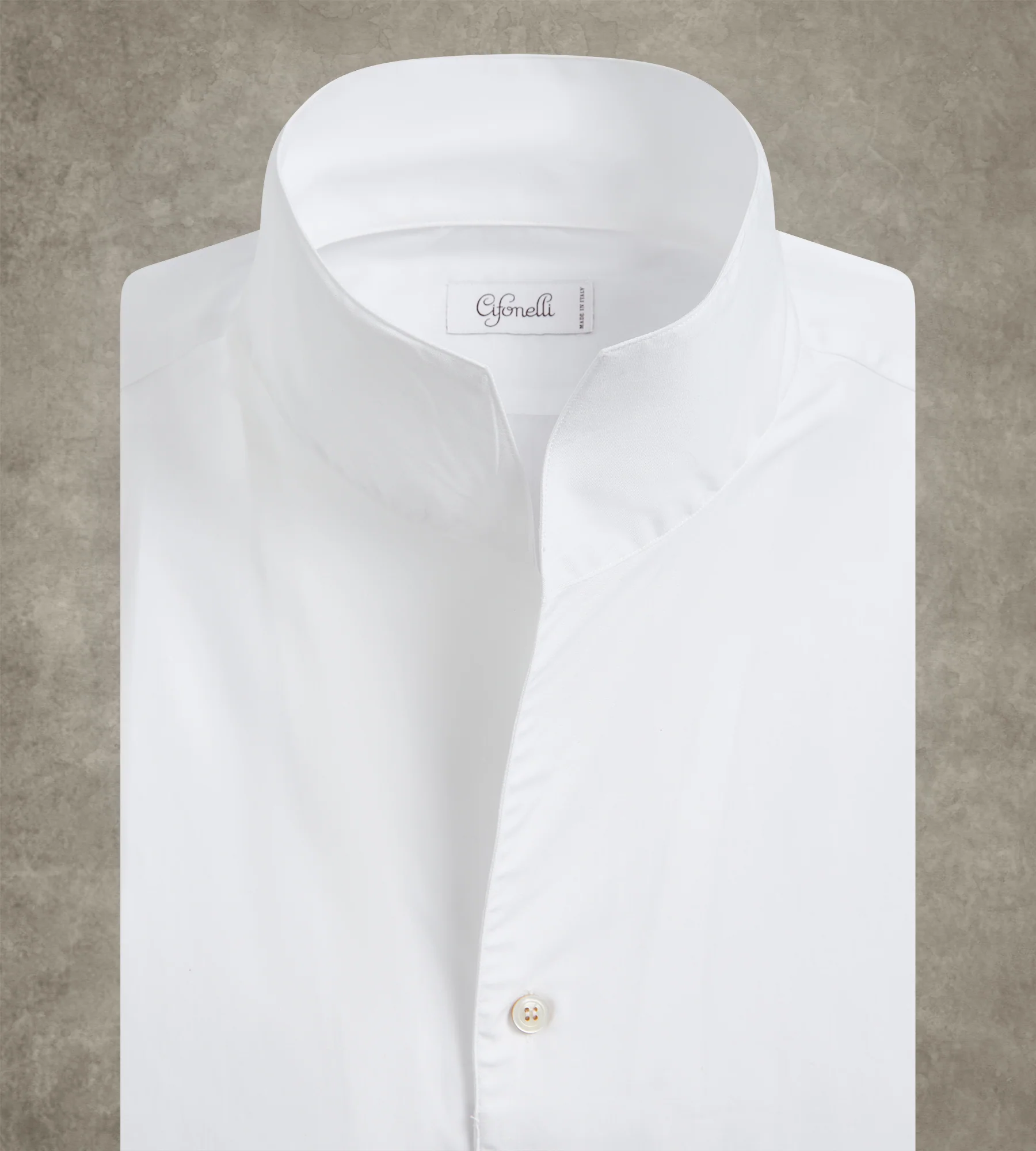Chemise blanche à col indien - Image 3