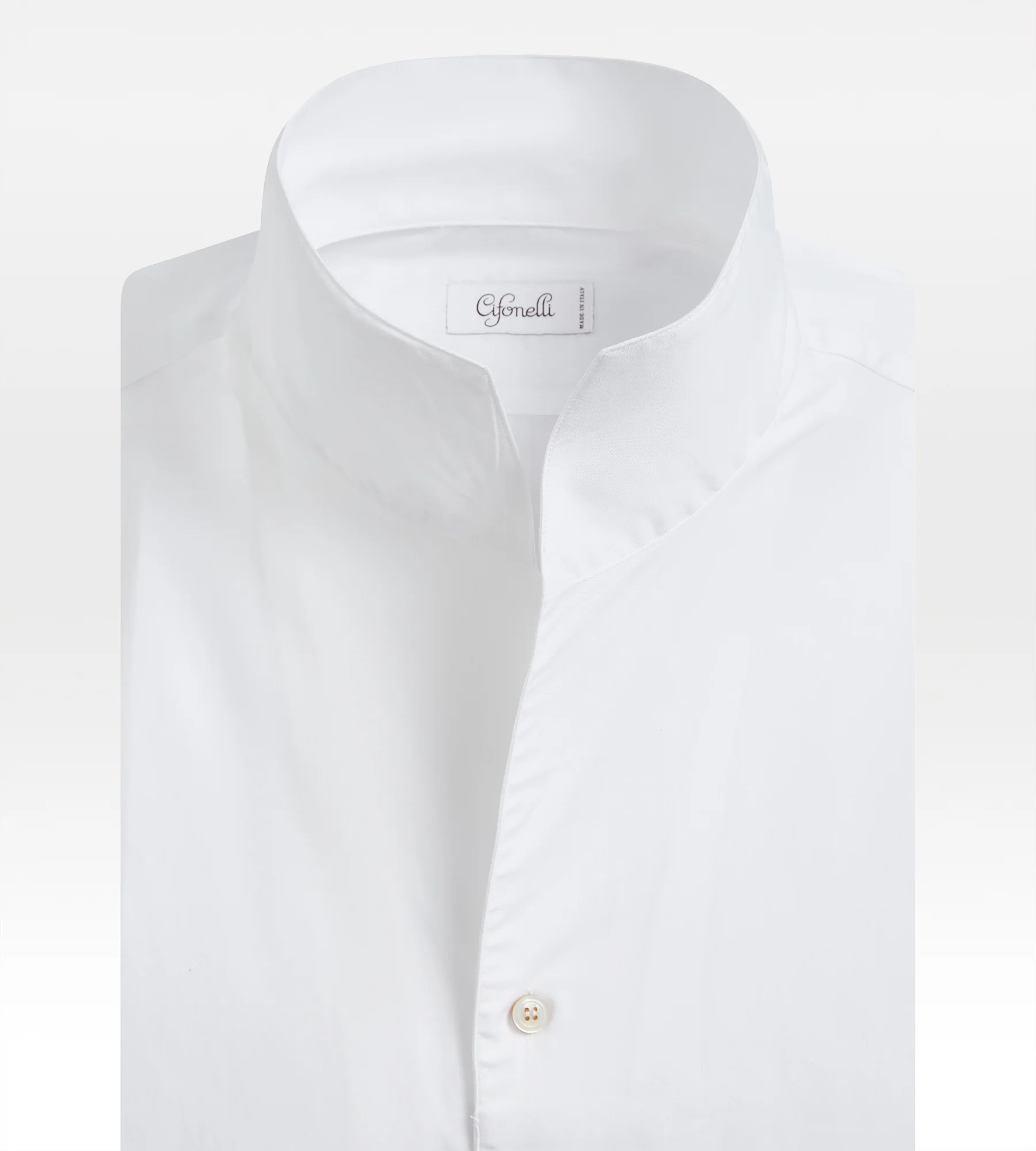 Chemise blanche à col indien - Image 3
