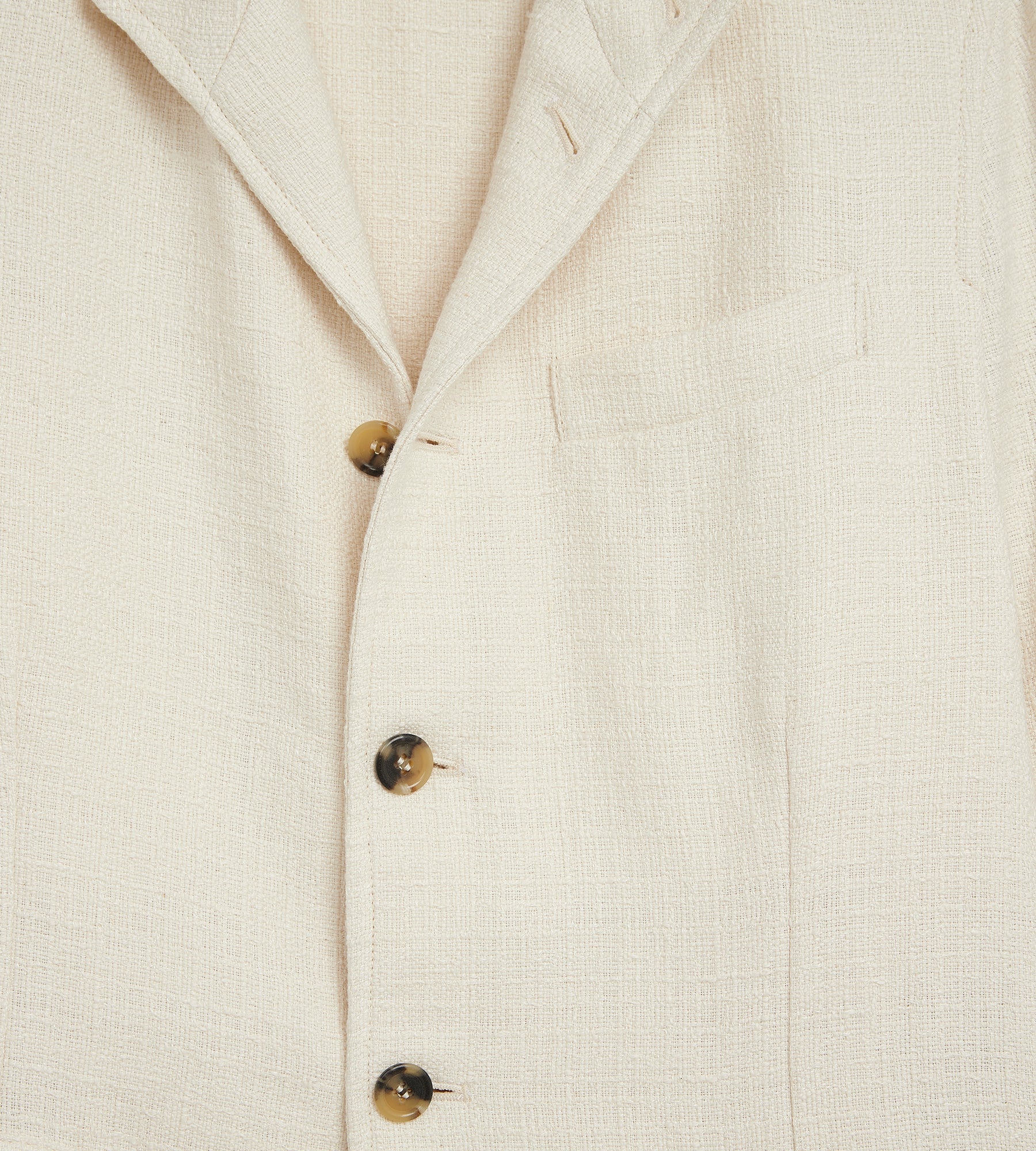 Veste Teba en coton et lin - Image 3
