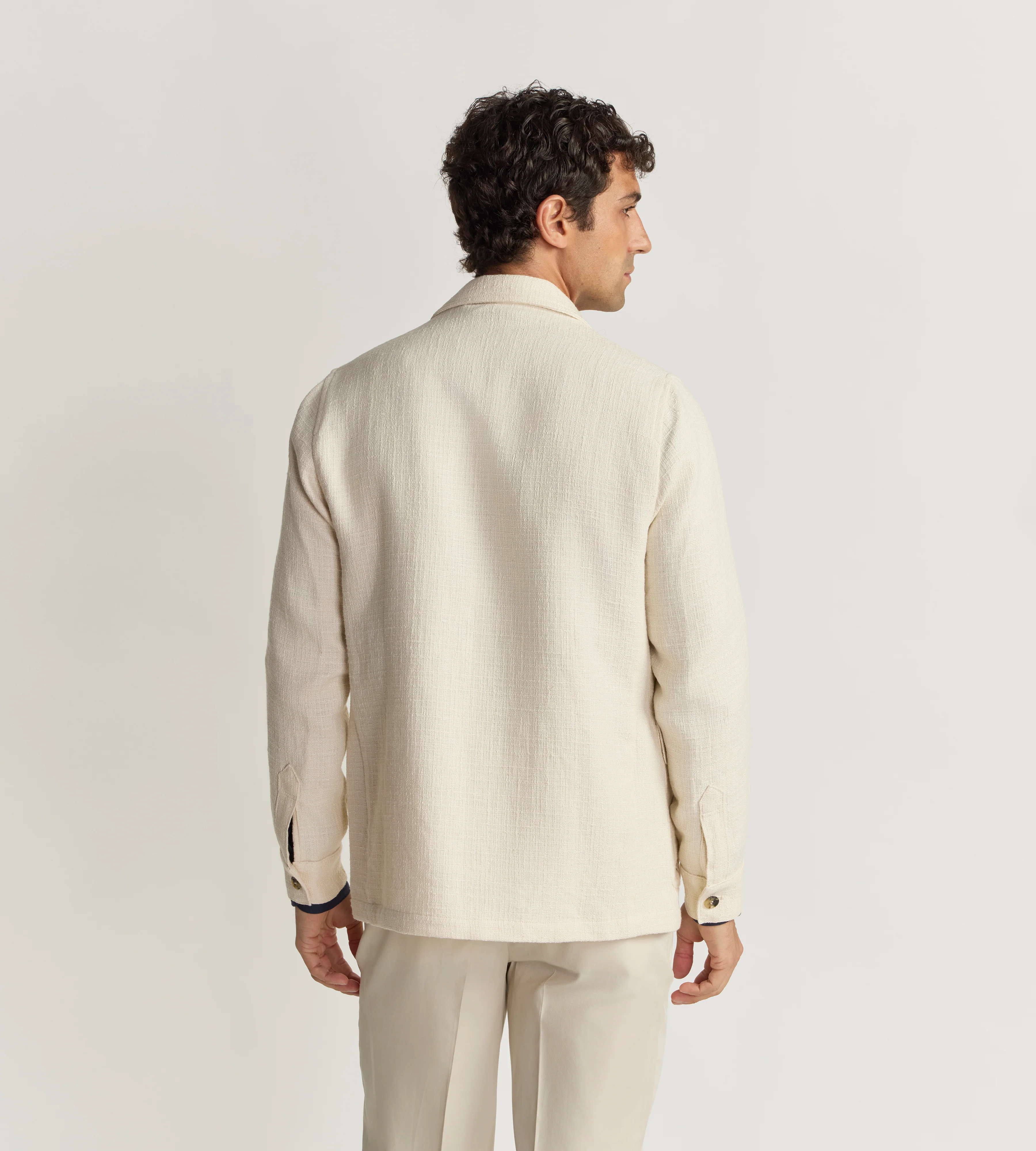 Veste Teba en coton et lin - Image 8