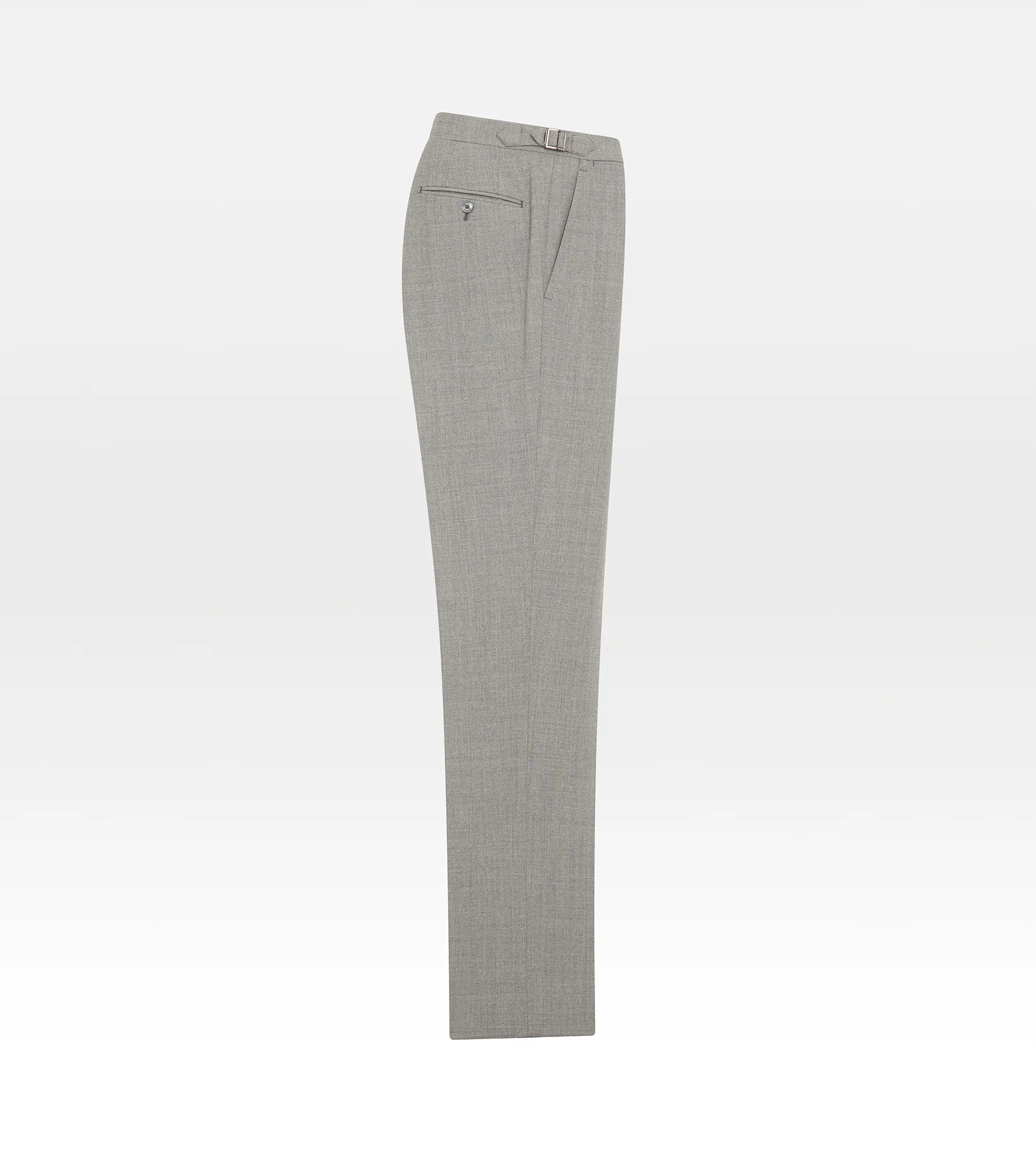 Costume 3 pièces gris en laine - Image 10