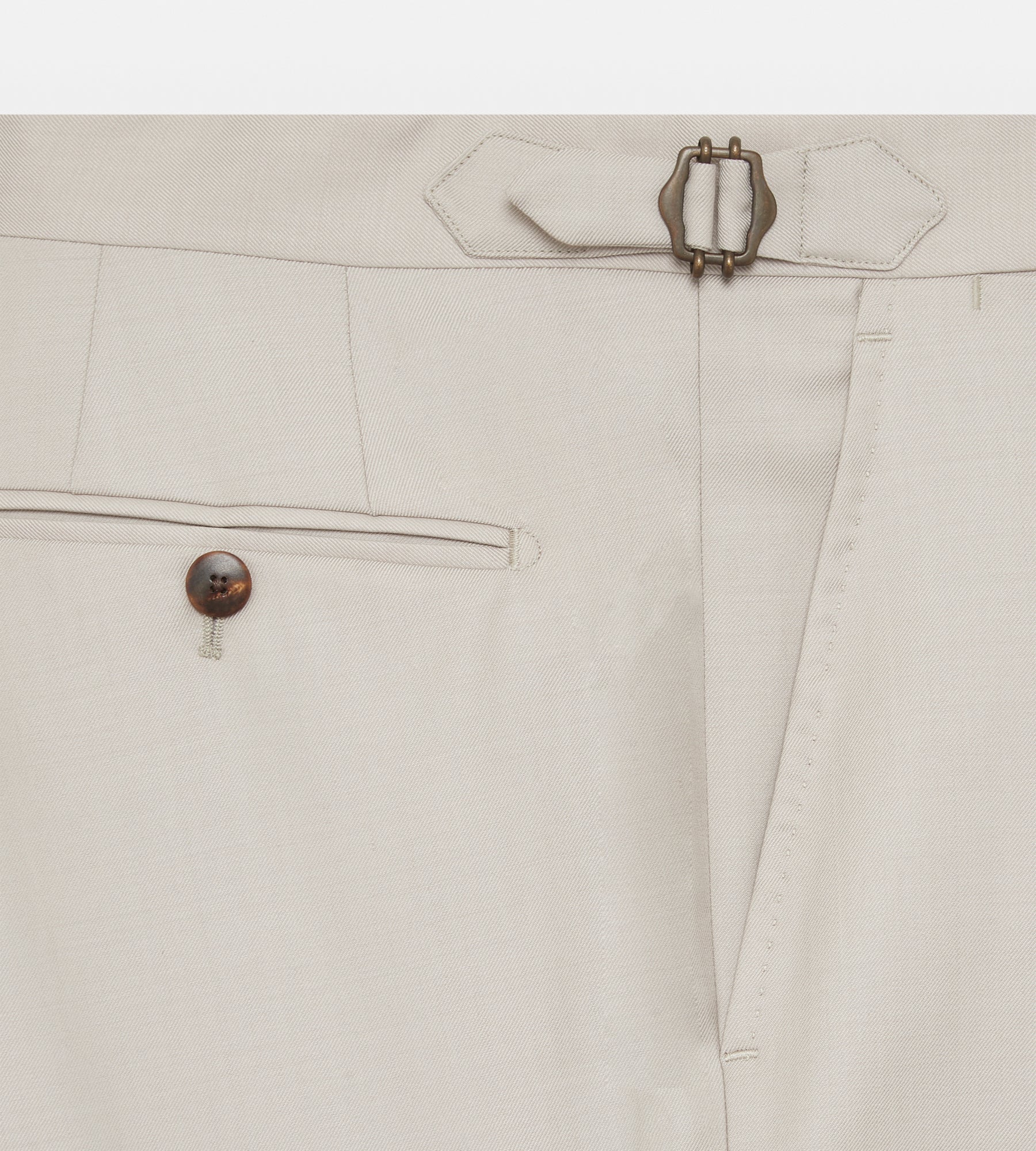 Costume beige en laine - Image 6