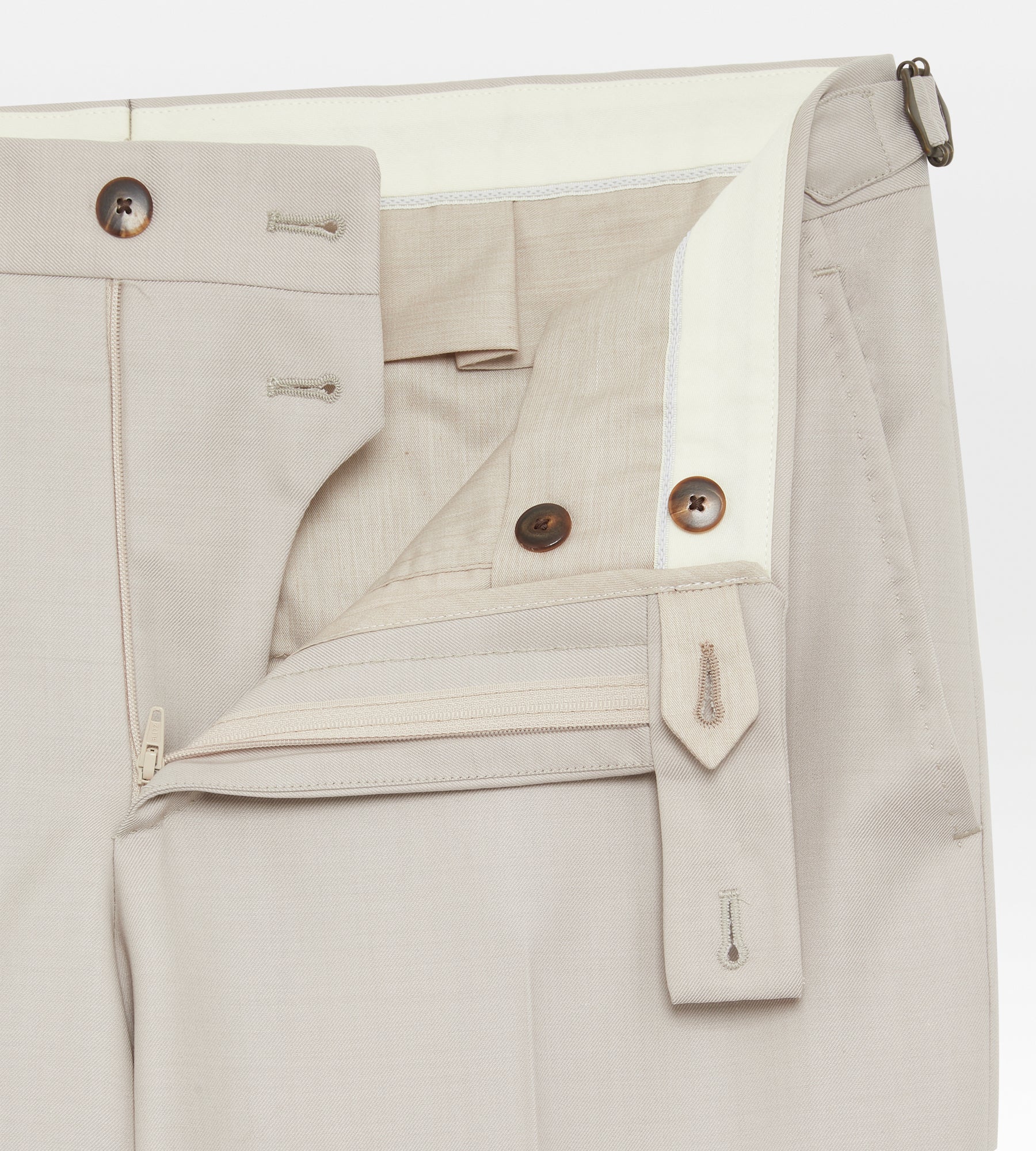 Costume beige en laine - Image 7