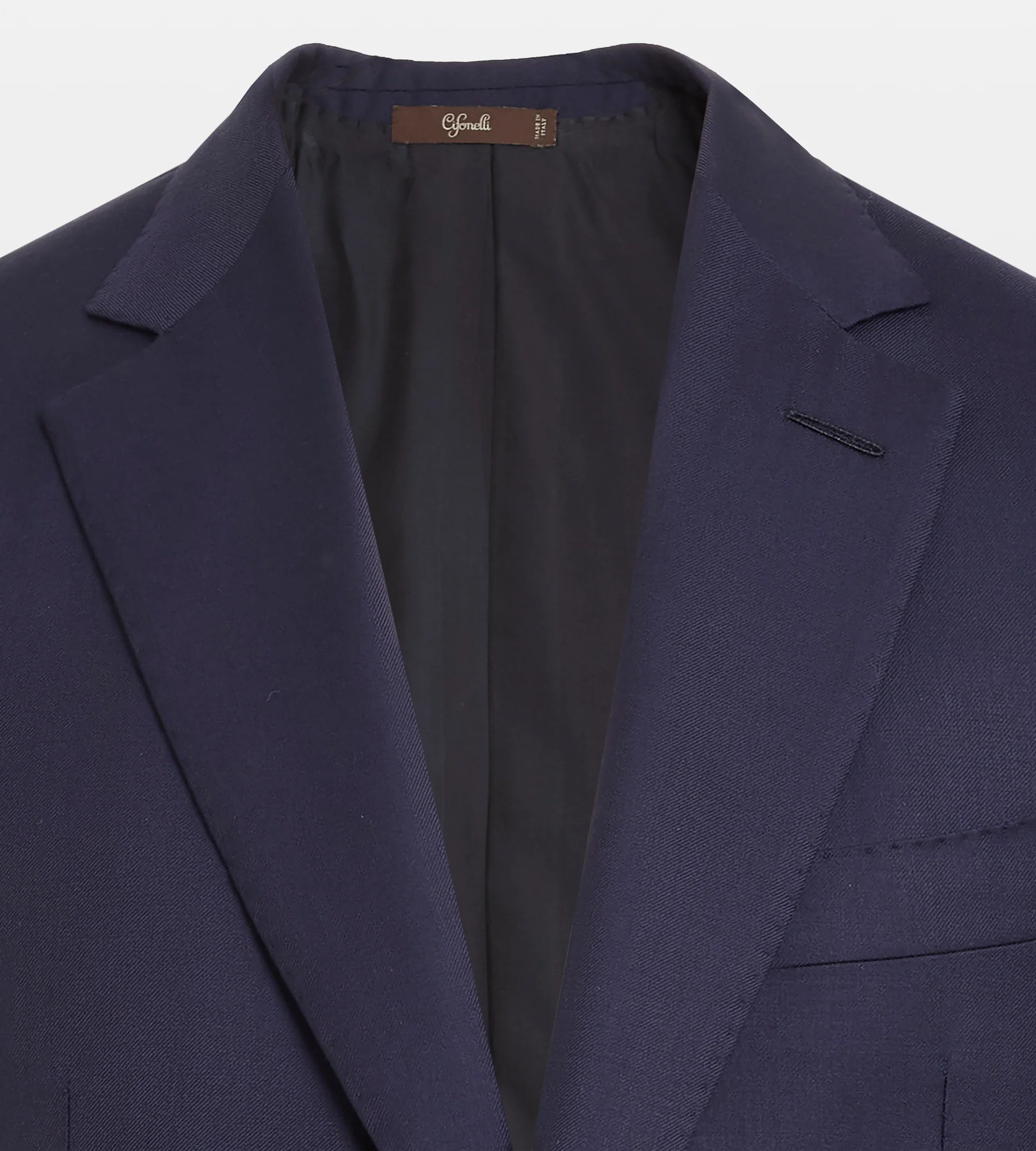 Costume bleu marine en laine - Image 3
