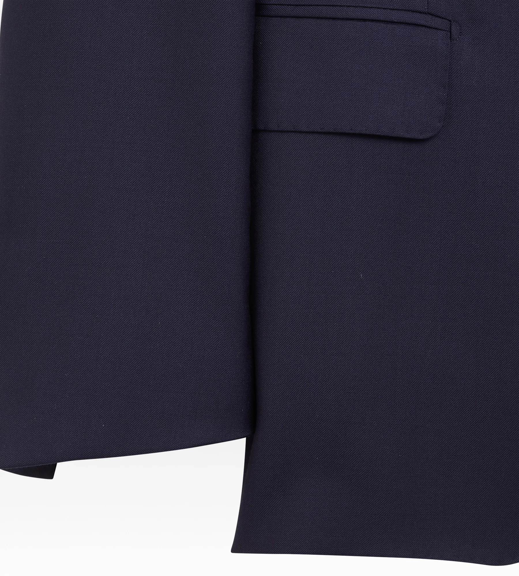 Costume bleu marine en laine - Image 4