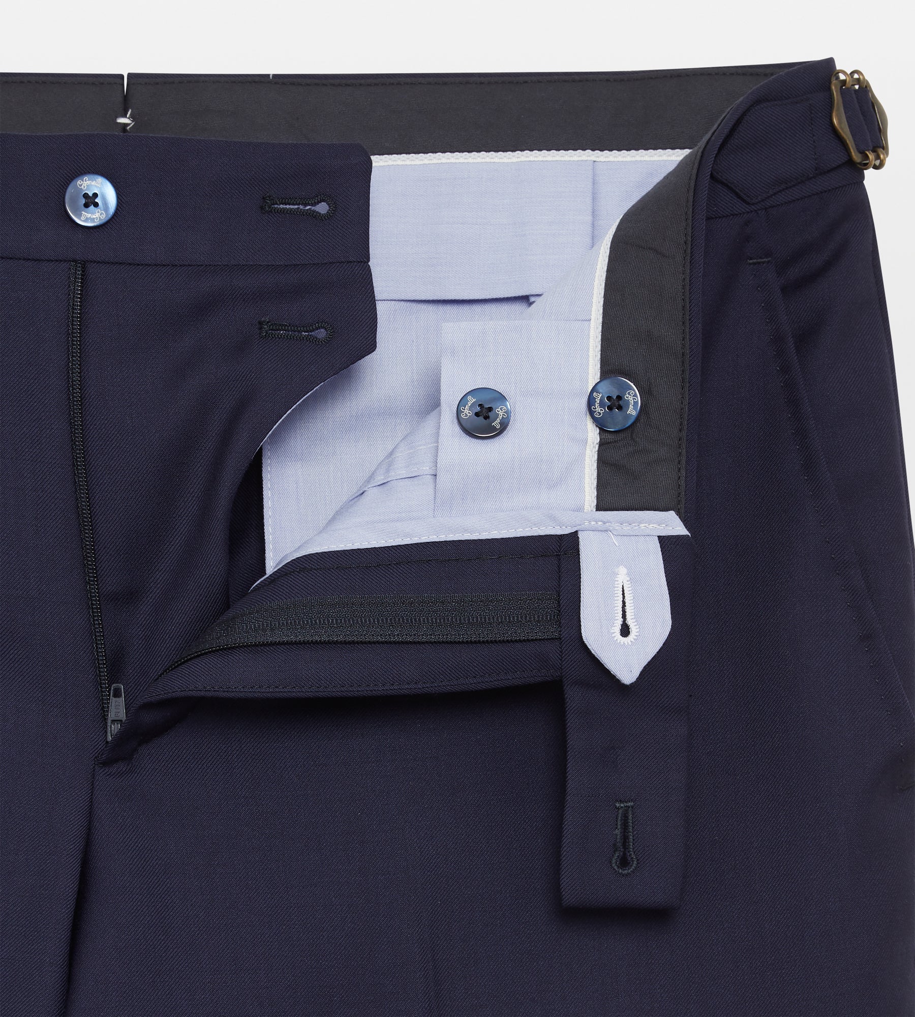 Costume bleu marine en laine - Image 7