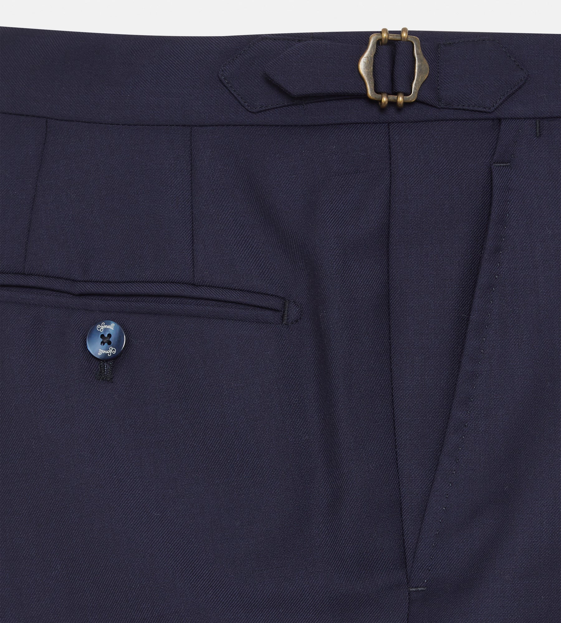 Costume bleu marine en laine - Image 8