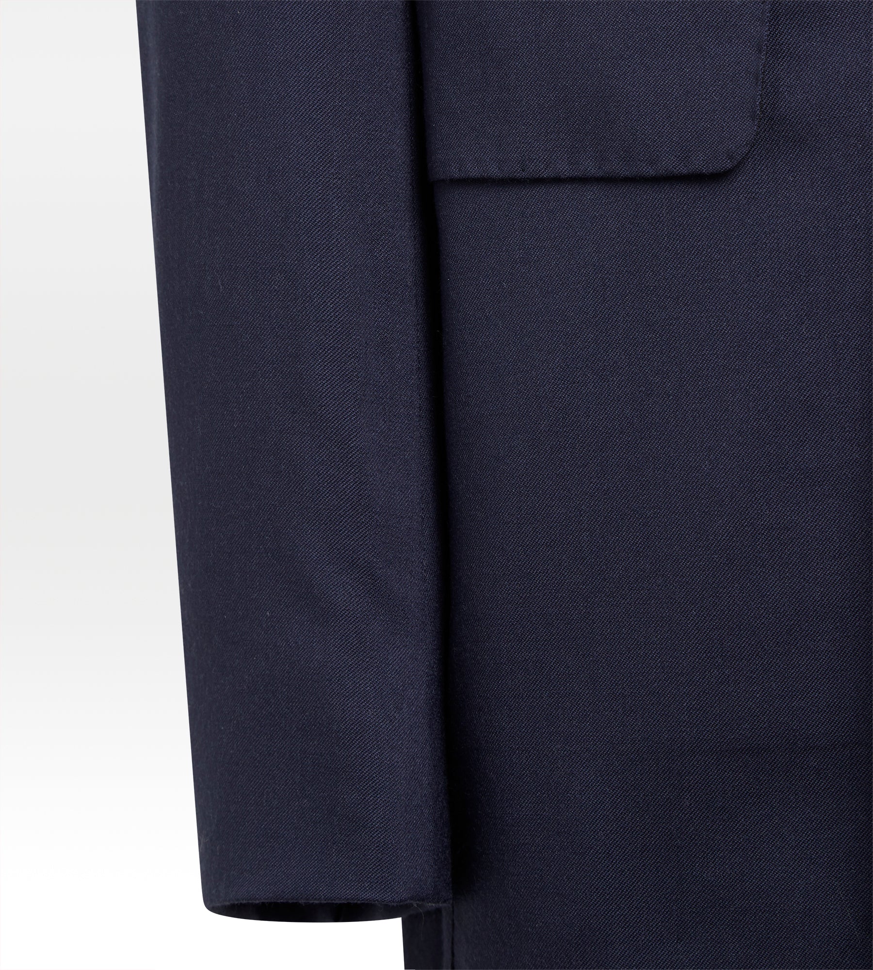 Costume croisé bas 6x1 bleu en laine - Image 5