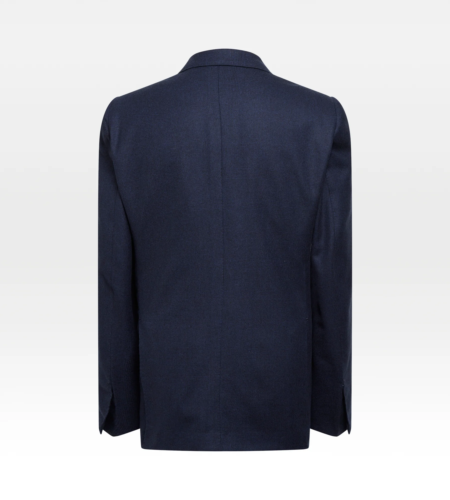Costume 3 pièces bleu en flanelle à motif Prince de Galles - Image 4