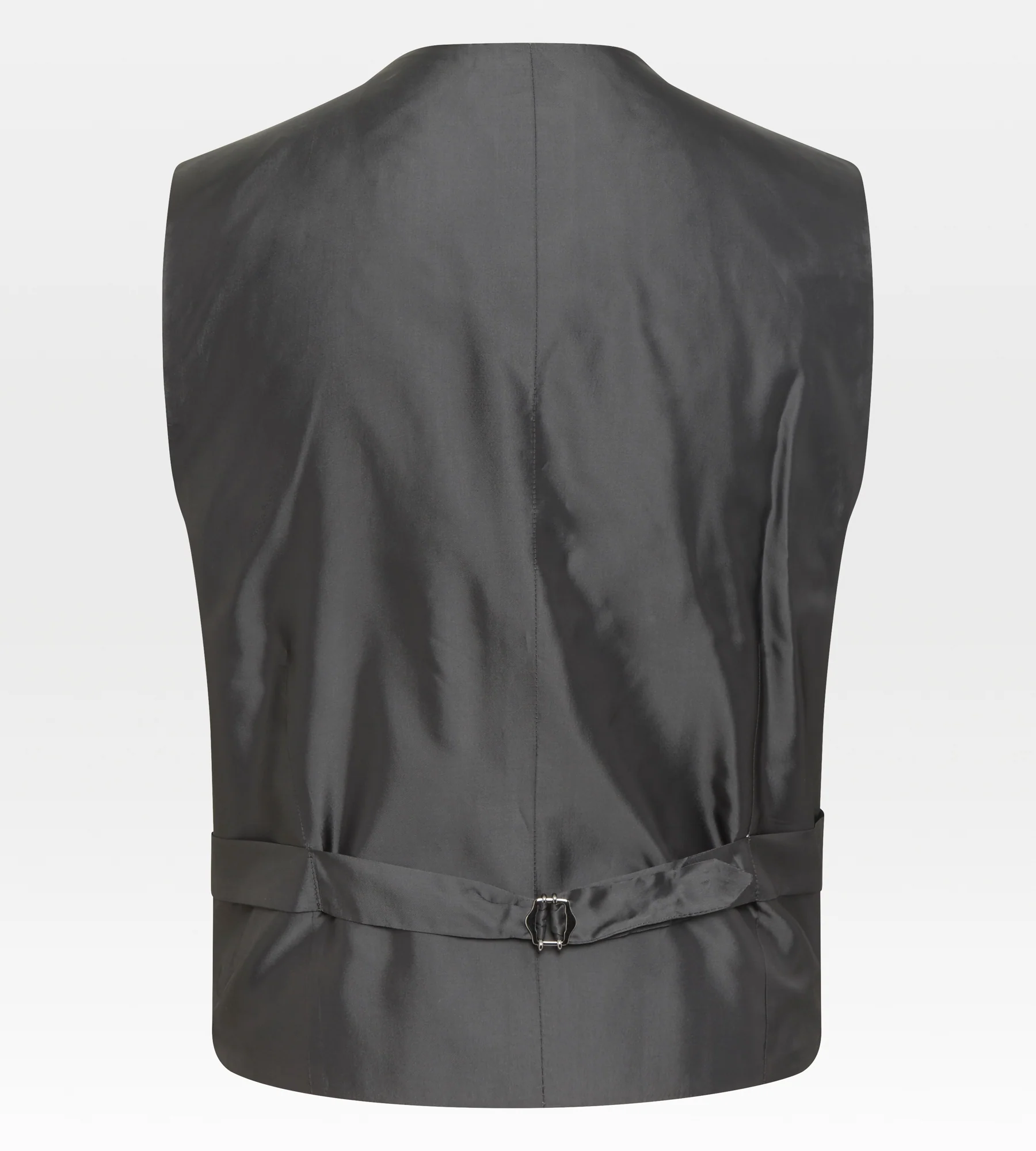 Costume 3 pièces gris en laine à motif Prince de Galles - Image 7