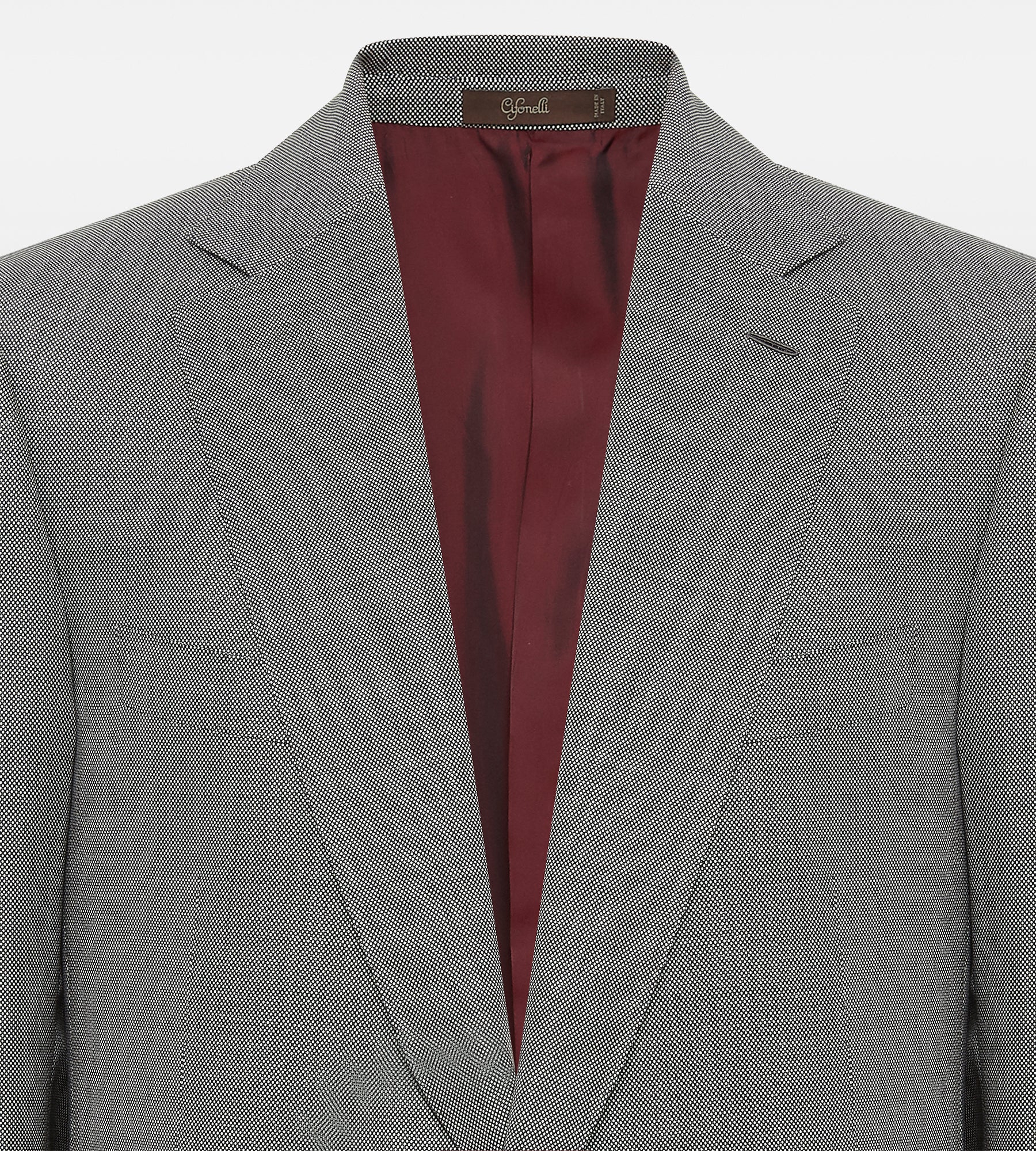 Costume pin head gris en laine - Image 3