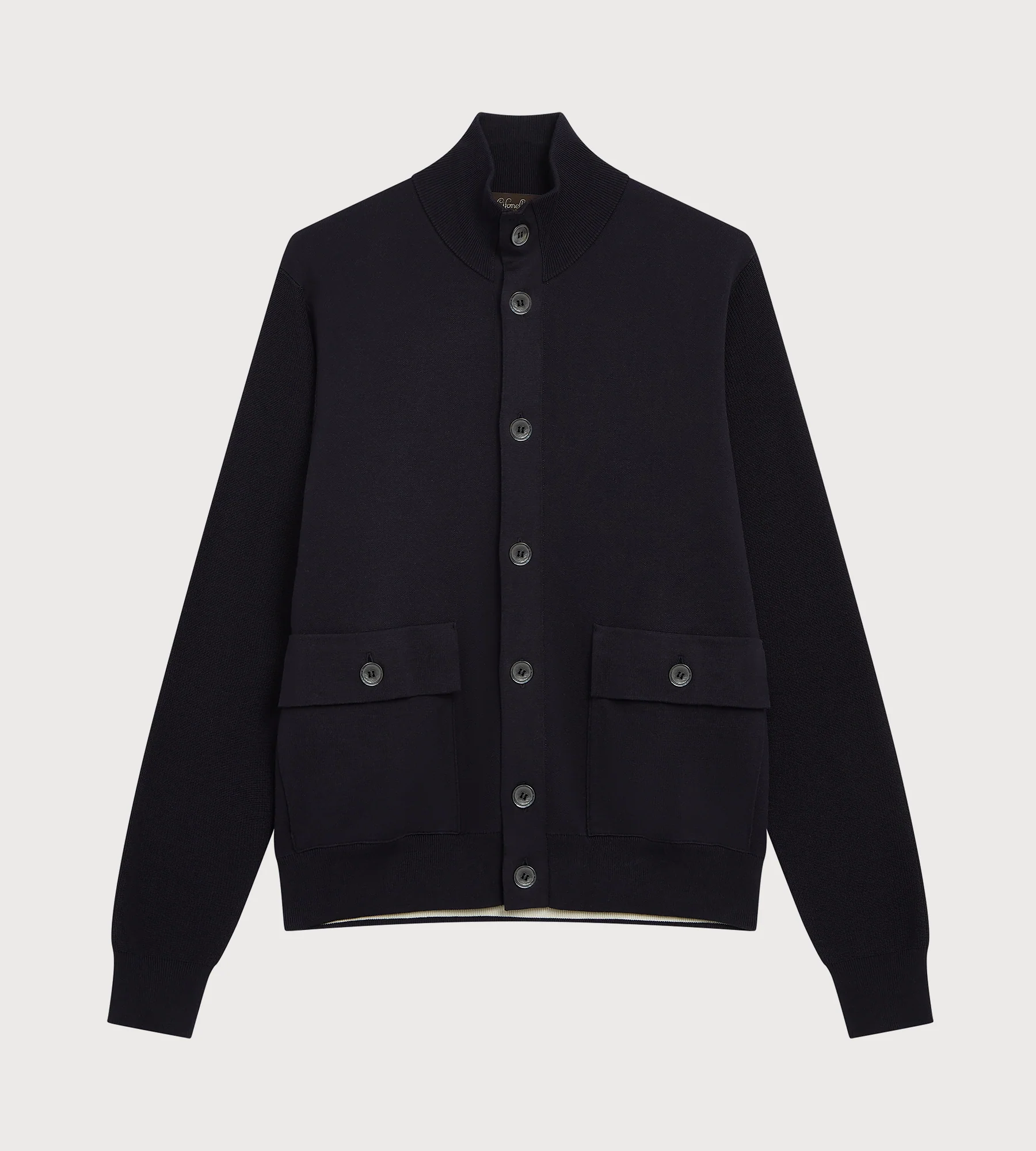 Blouson à col officier en laine - Image 2