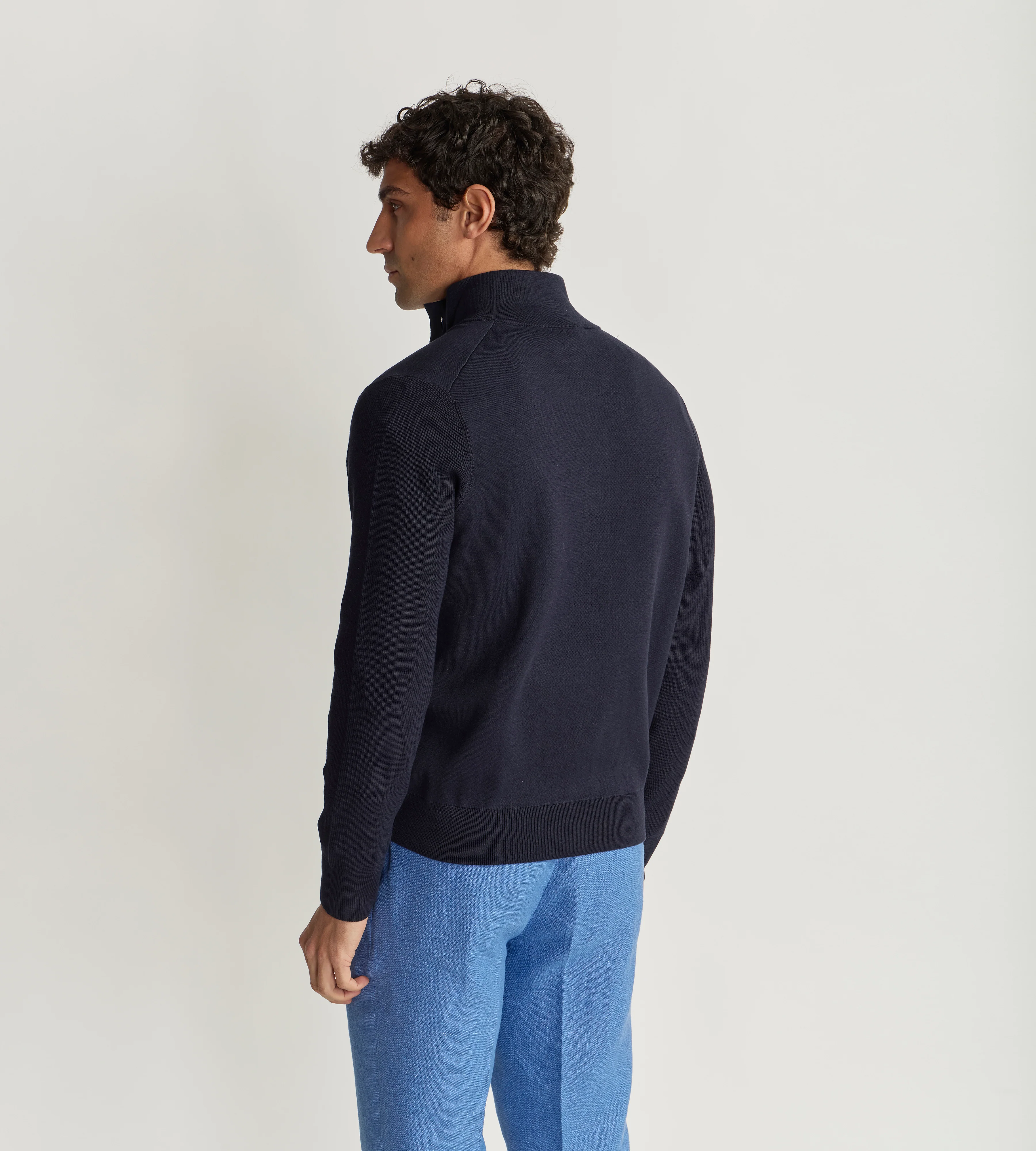Blouson à col officier en laine - Image 5