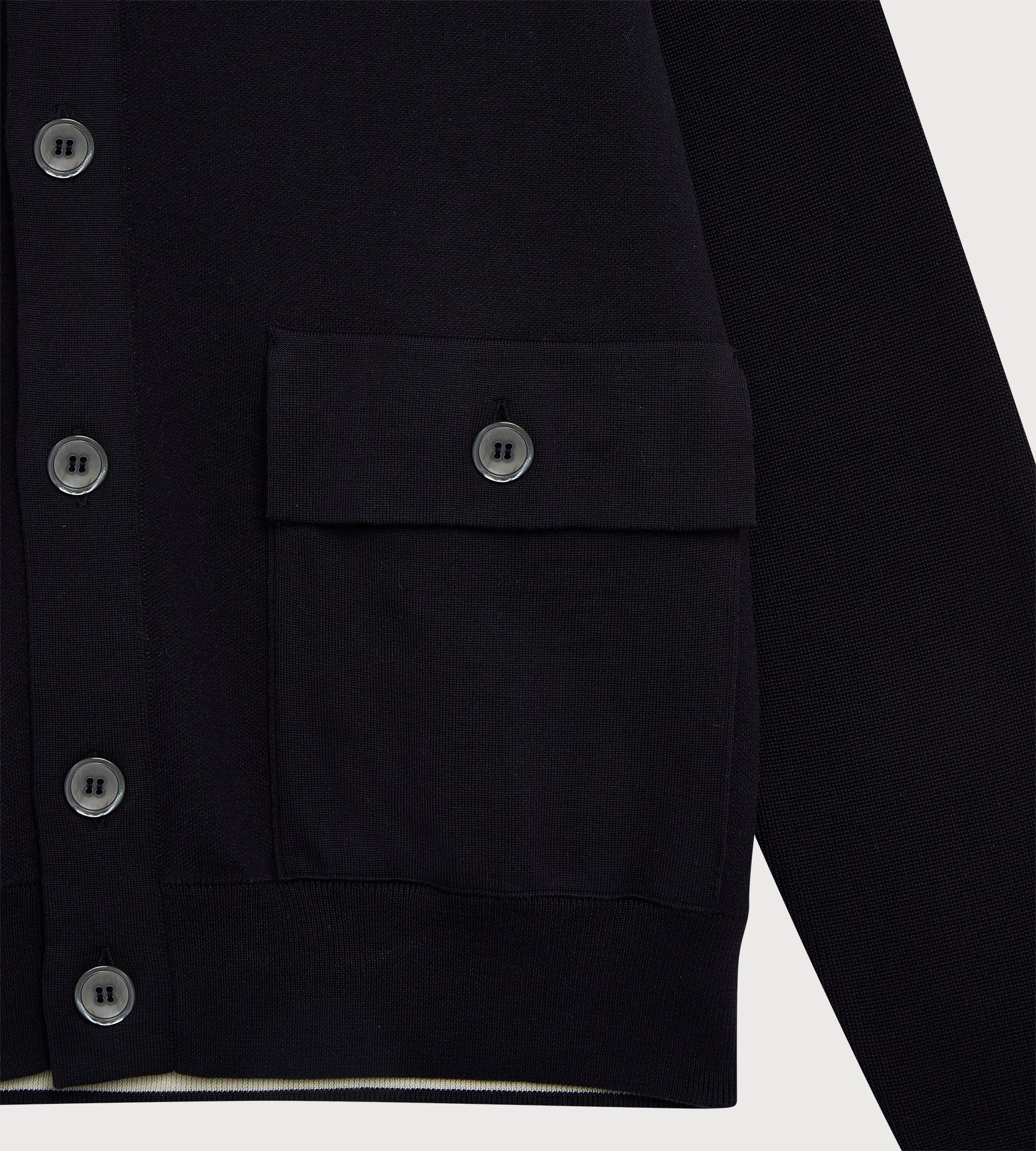 Blouson à col officier en laine - Image 6