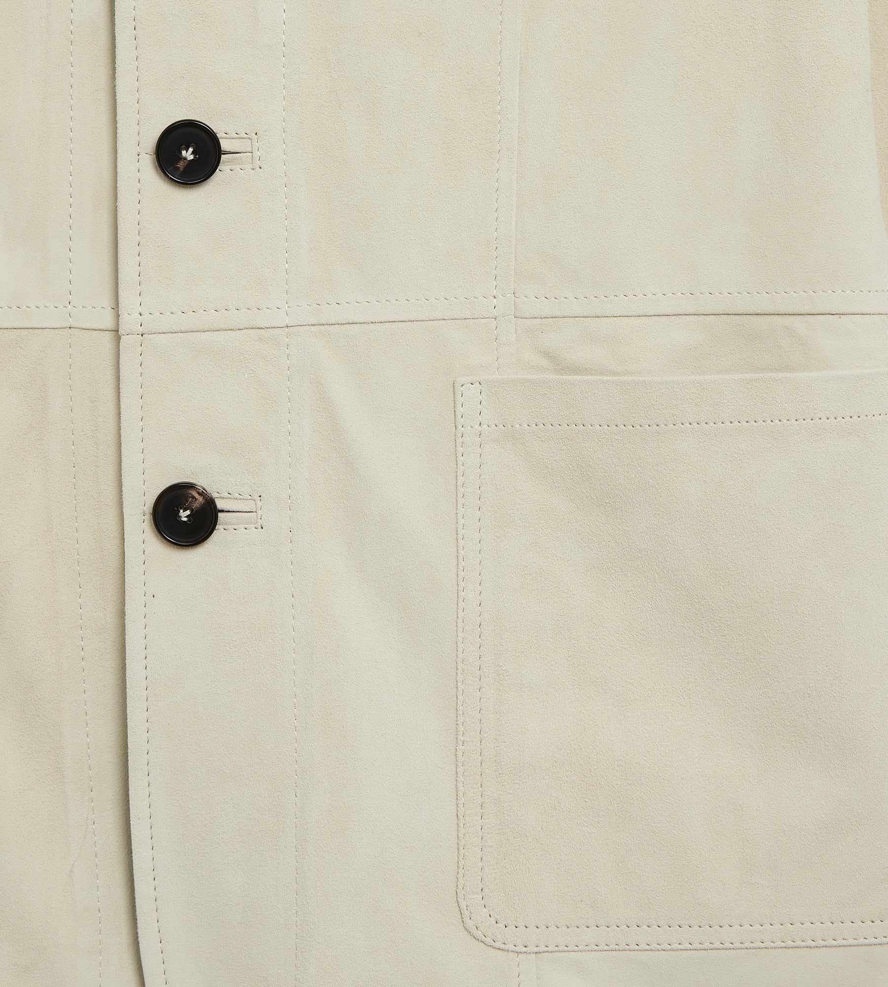 Light suede coat beige - Image 6