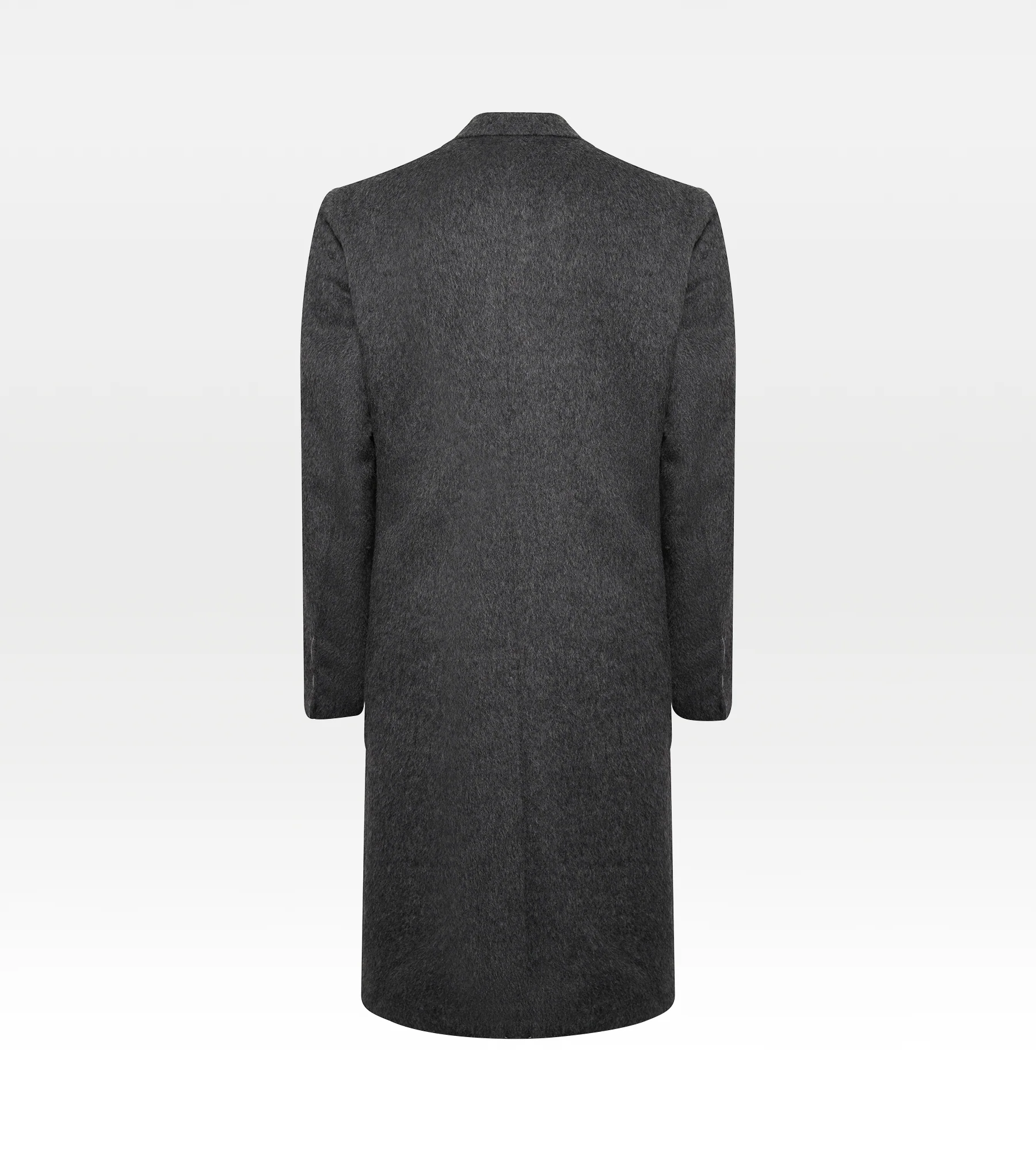 Manteau en alpaga & laine gris - Image 6