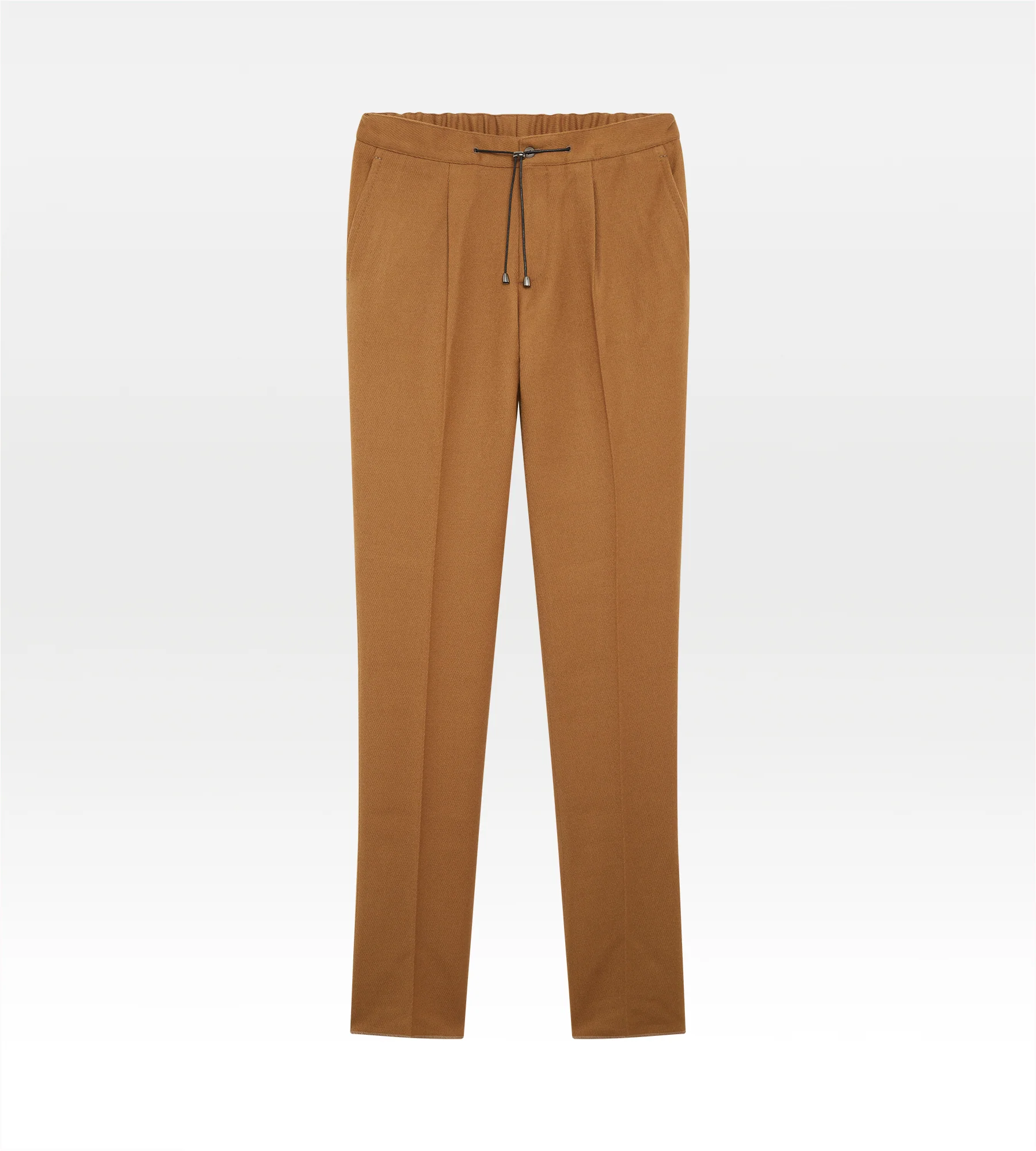 Pantalon à cordon en laine camel - Image 3