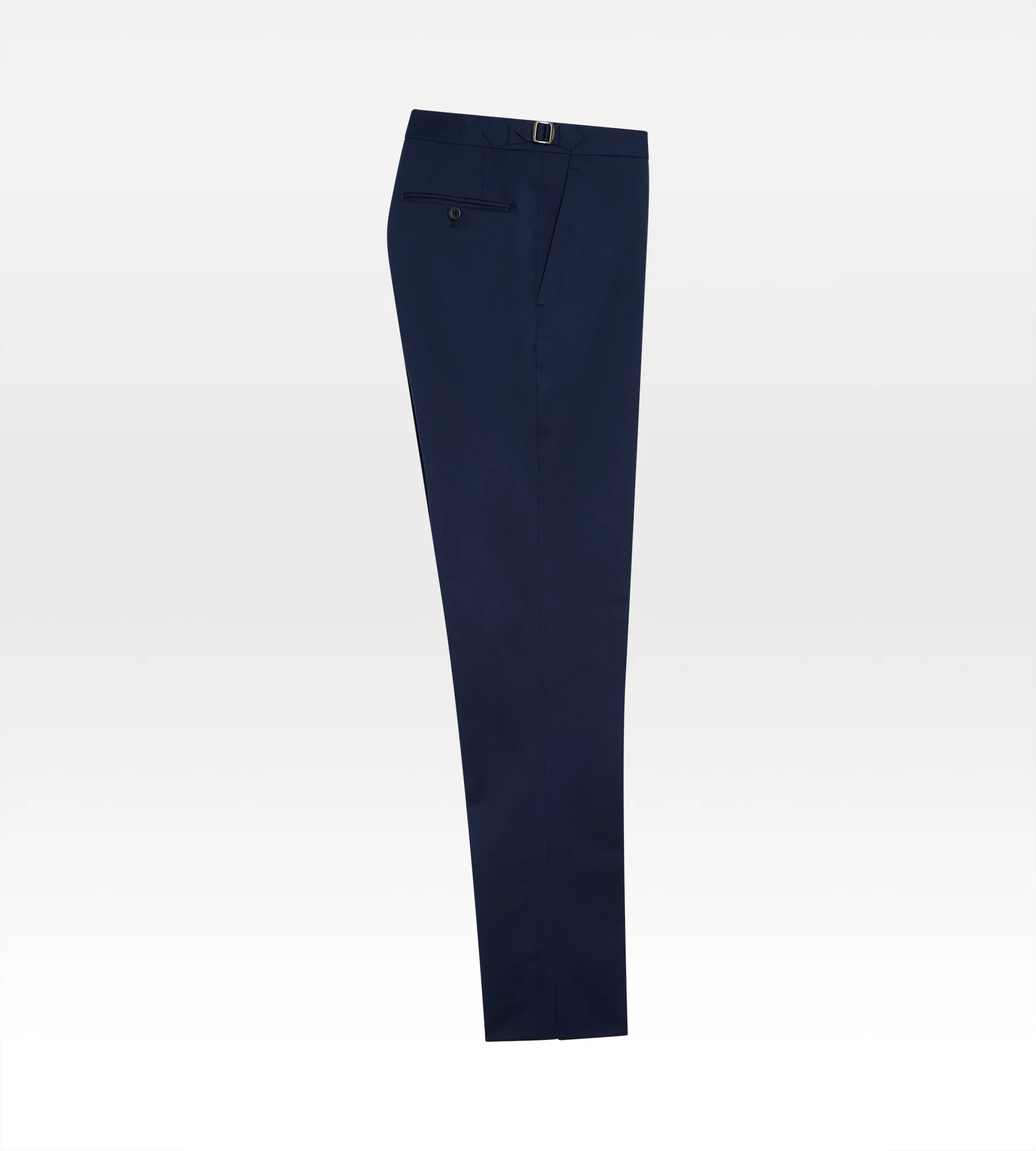 Pantalon classique en coton bleu marine - Image 5