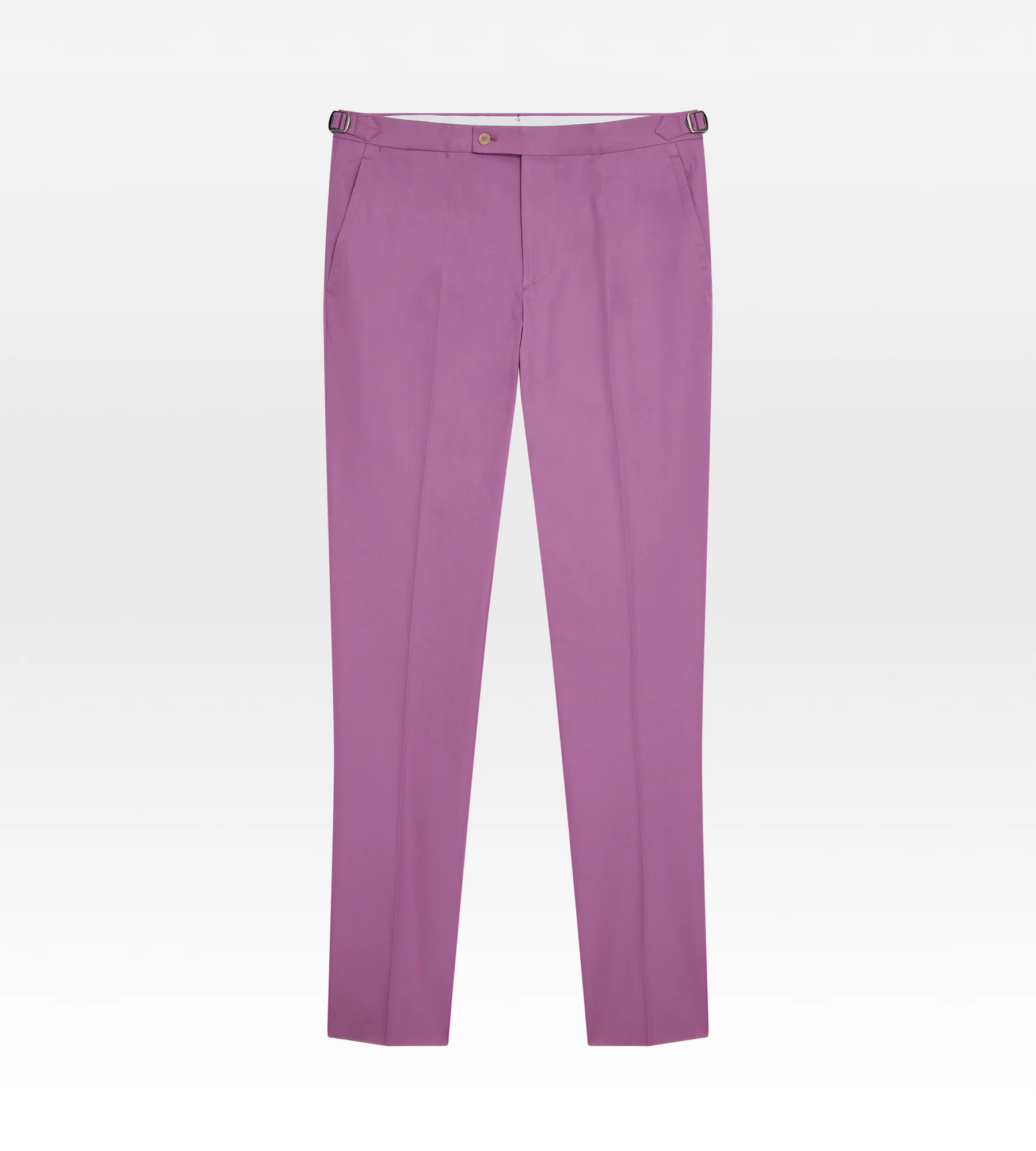 Pantalon classique en coton rose - Image 3