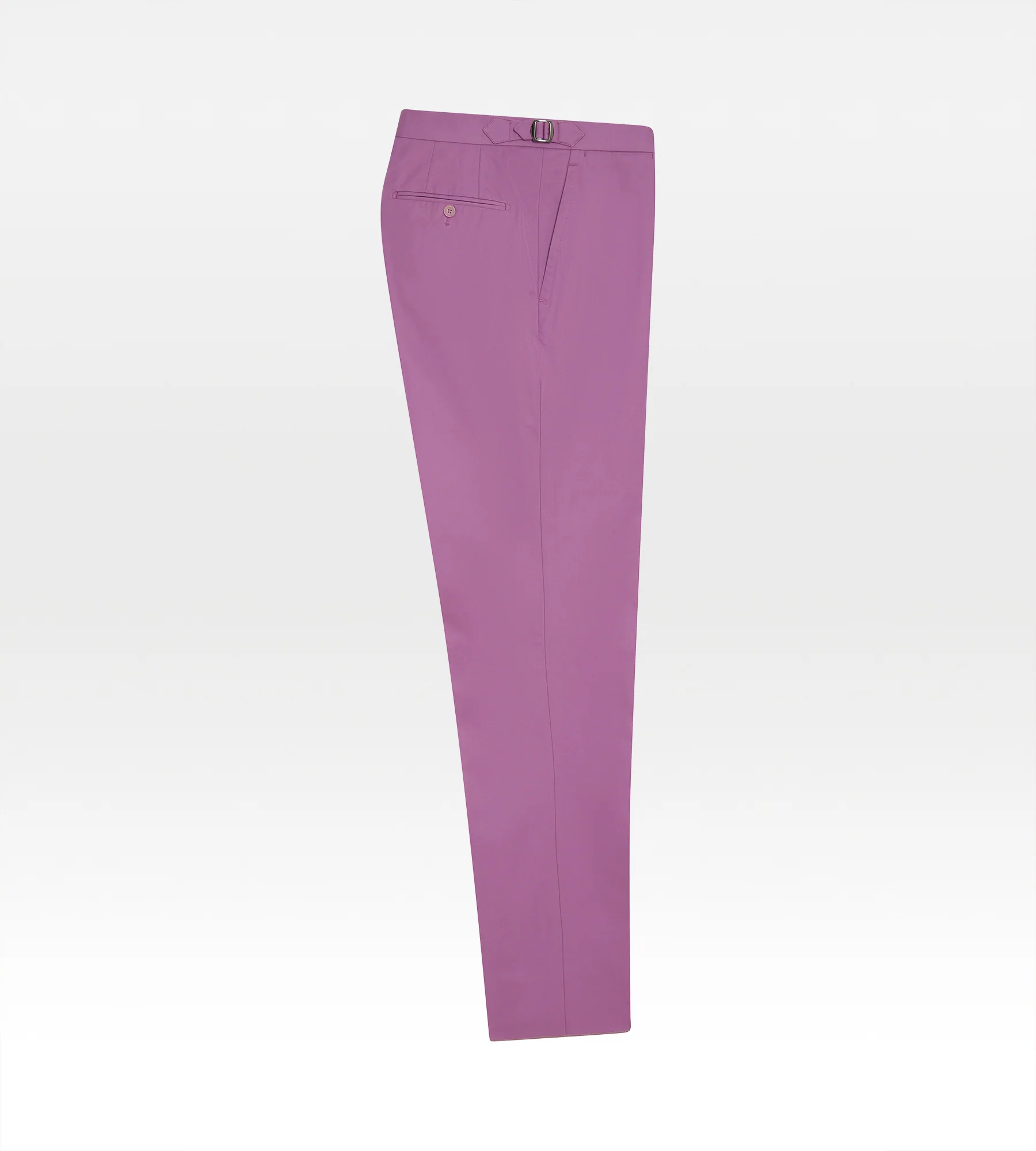 Pantalon classique en coton rose - Image 4