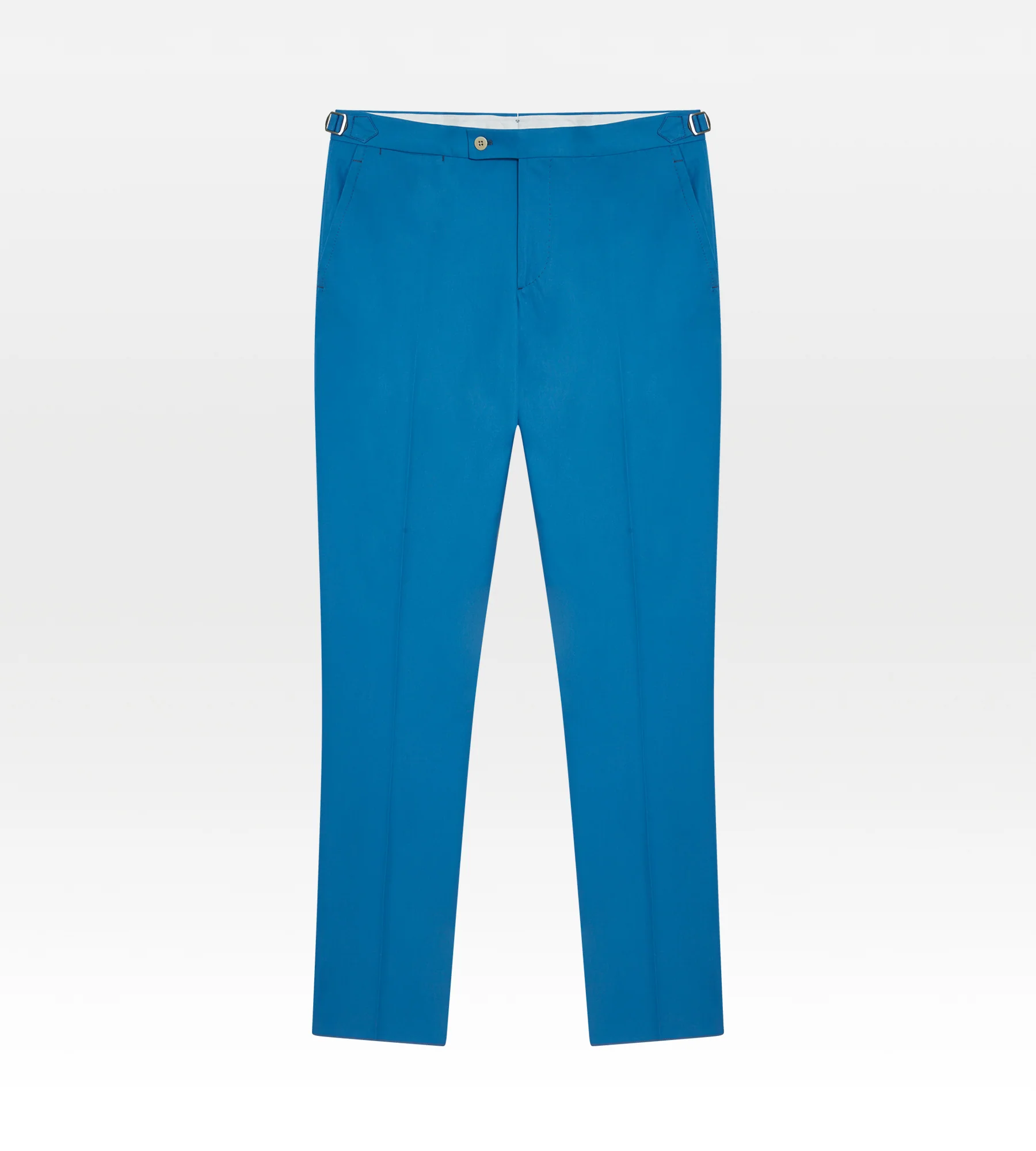 Pantalon classique en coton bleu - Image 3
