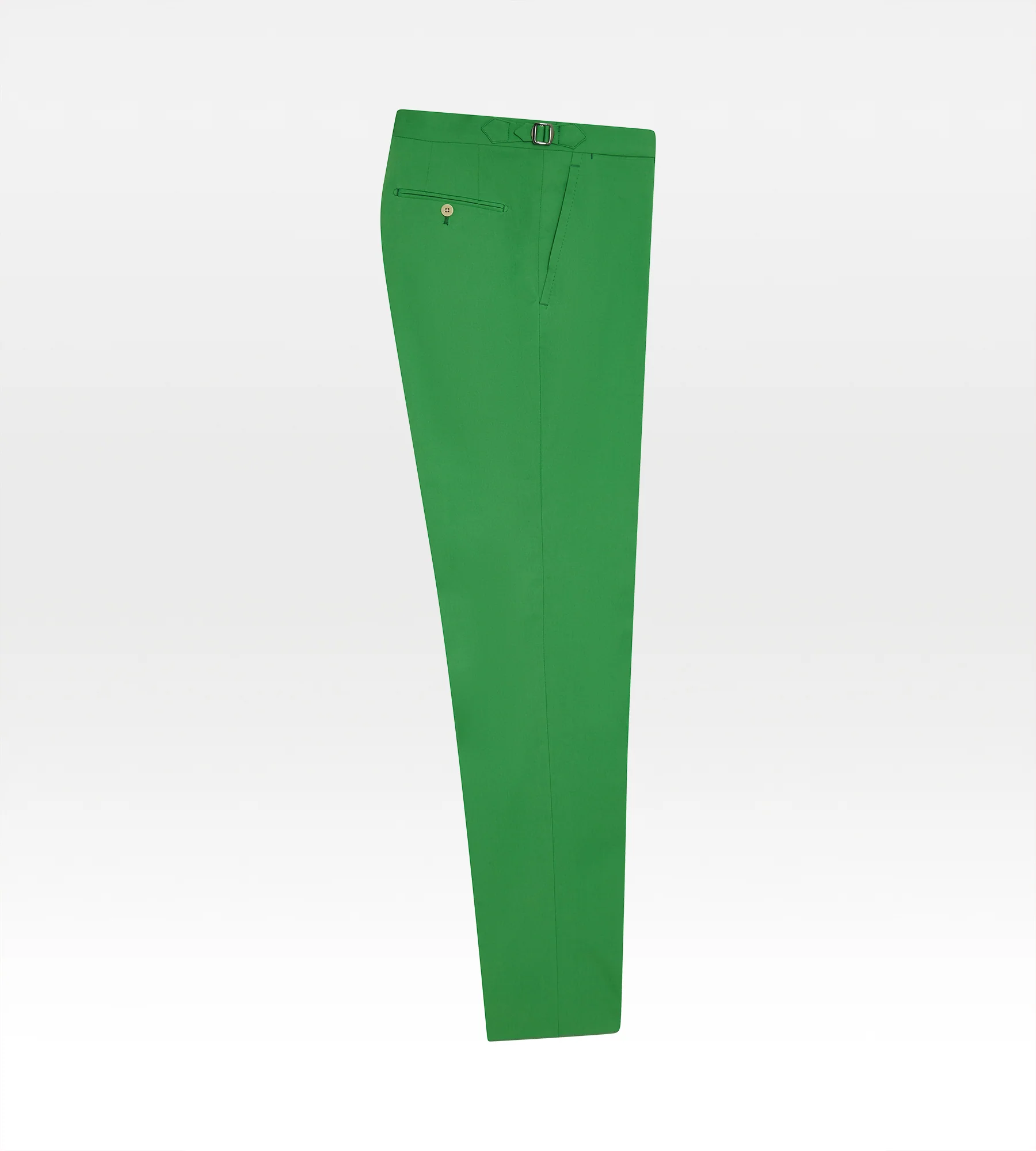 Pantalon classique en coton vert - Image 4