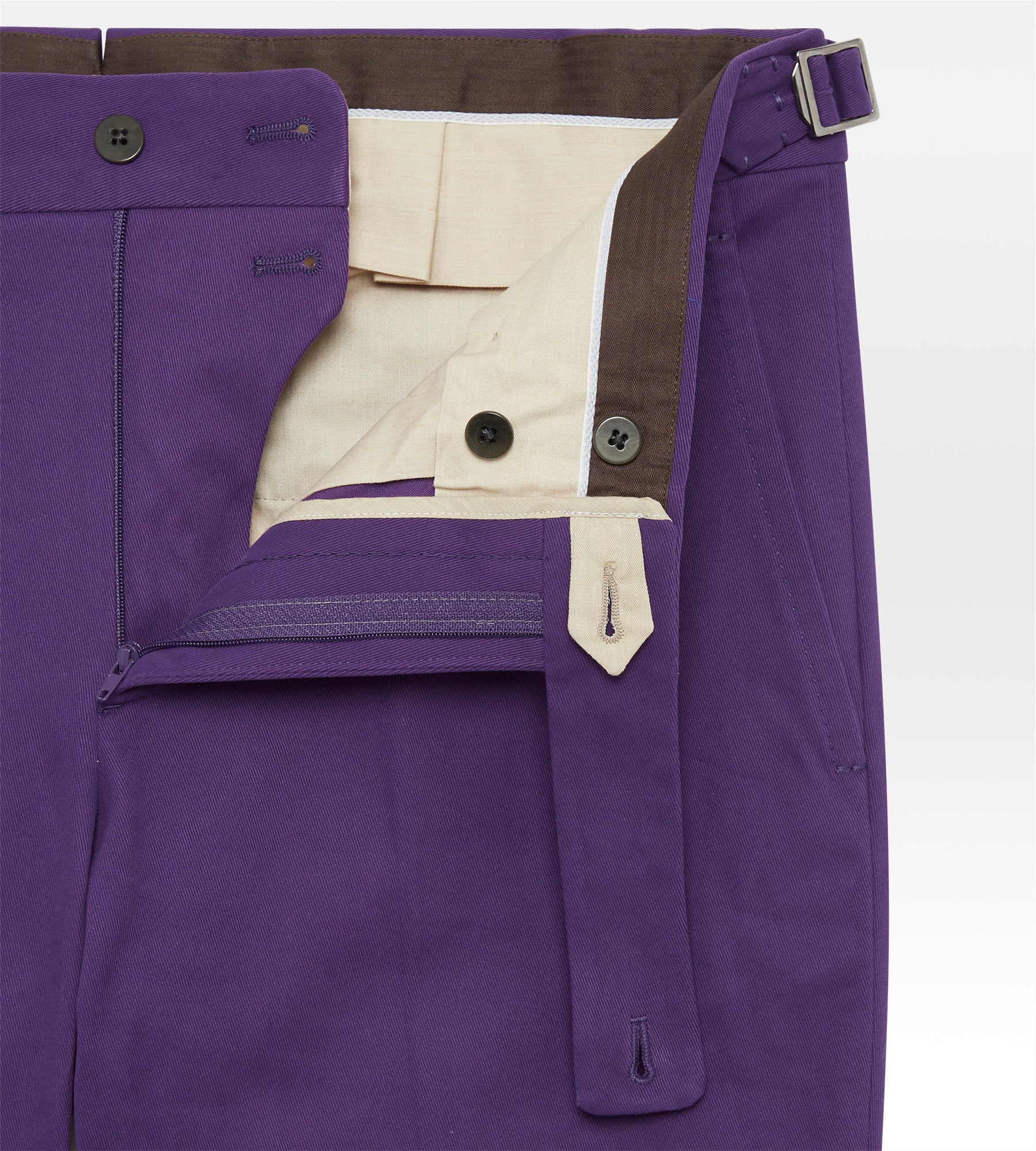 Pantalon en coton violet - Image 2