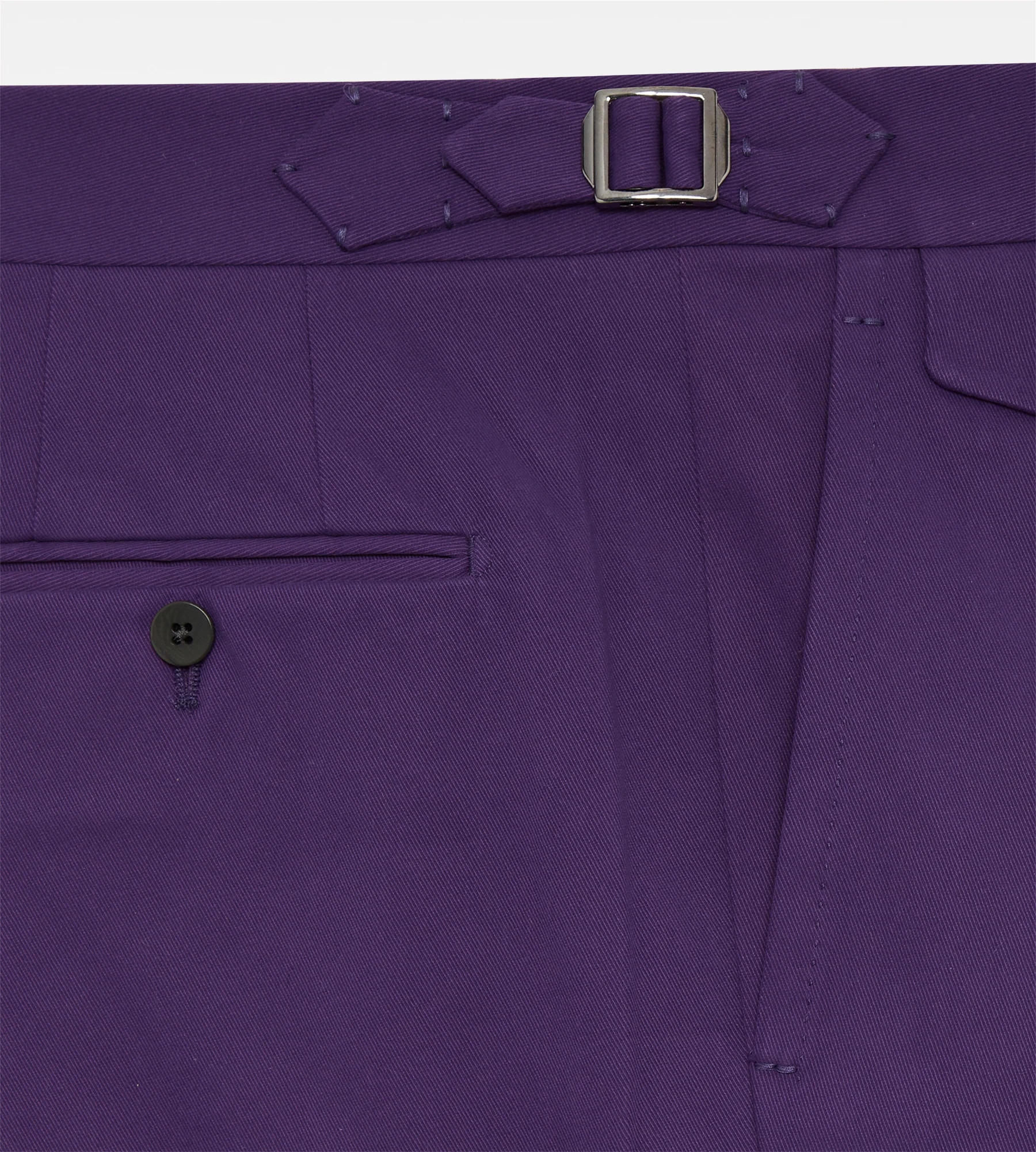 Pantalon en coton violet - Image 4