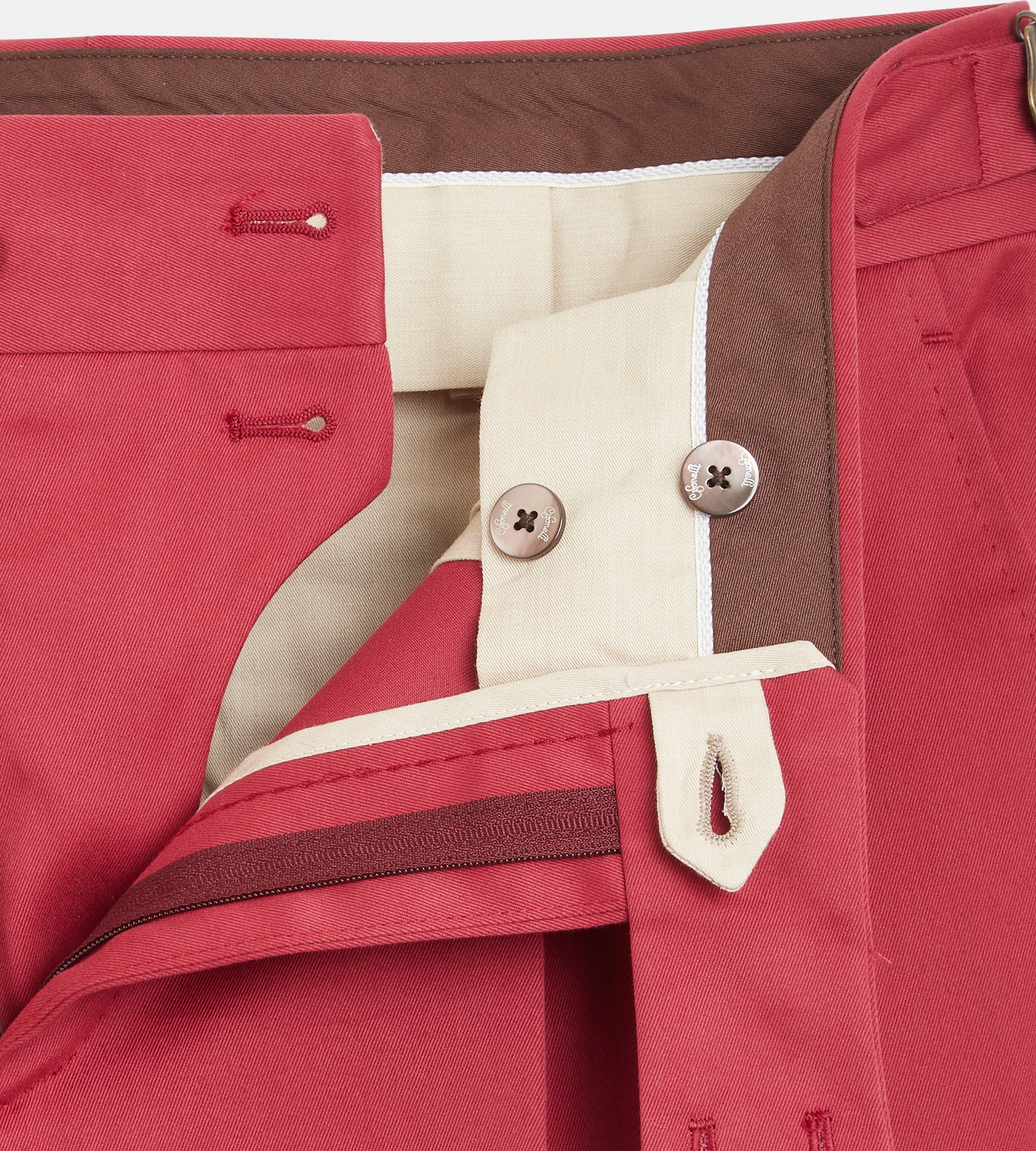 Pantalon sartorial en coton framboise - Image 2