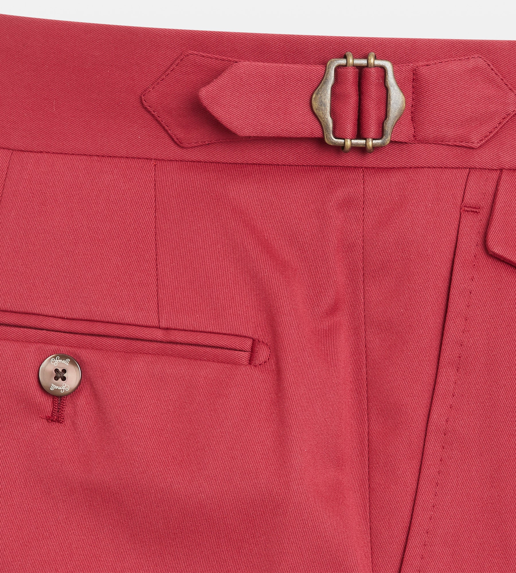 Pantalon sartorial en coton framboise - Image 4