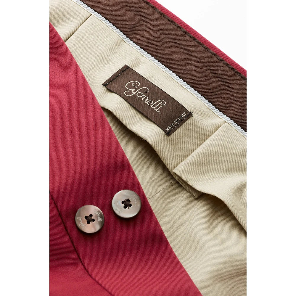 Pantalon sartorial en coton framboise - Image 5