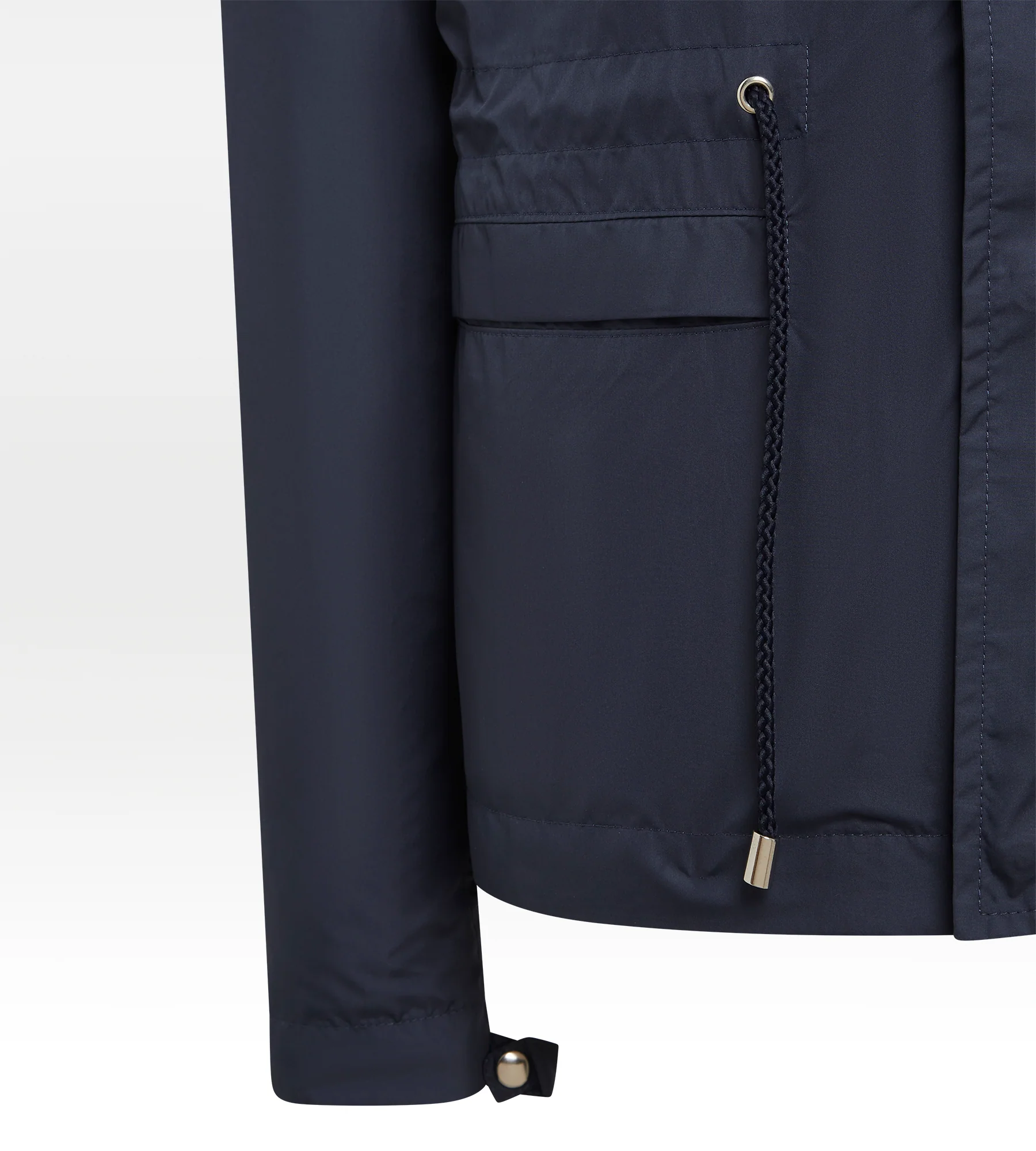 Parka bleu marine en nylon - Image 4