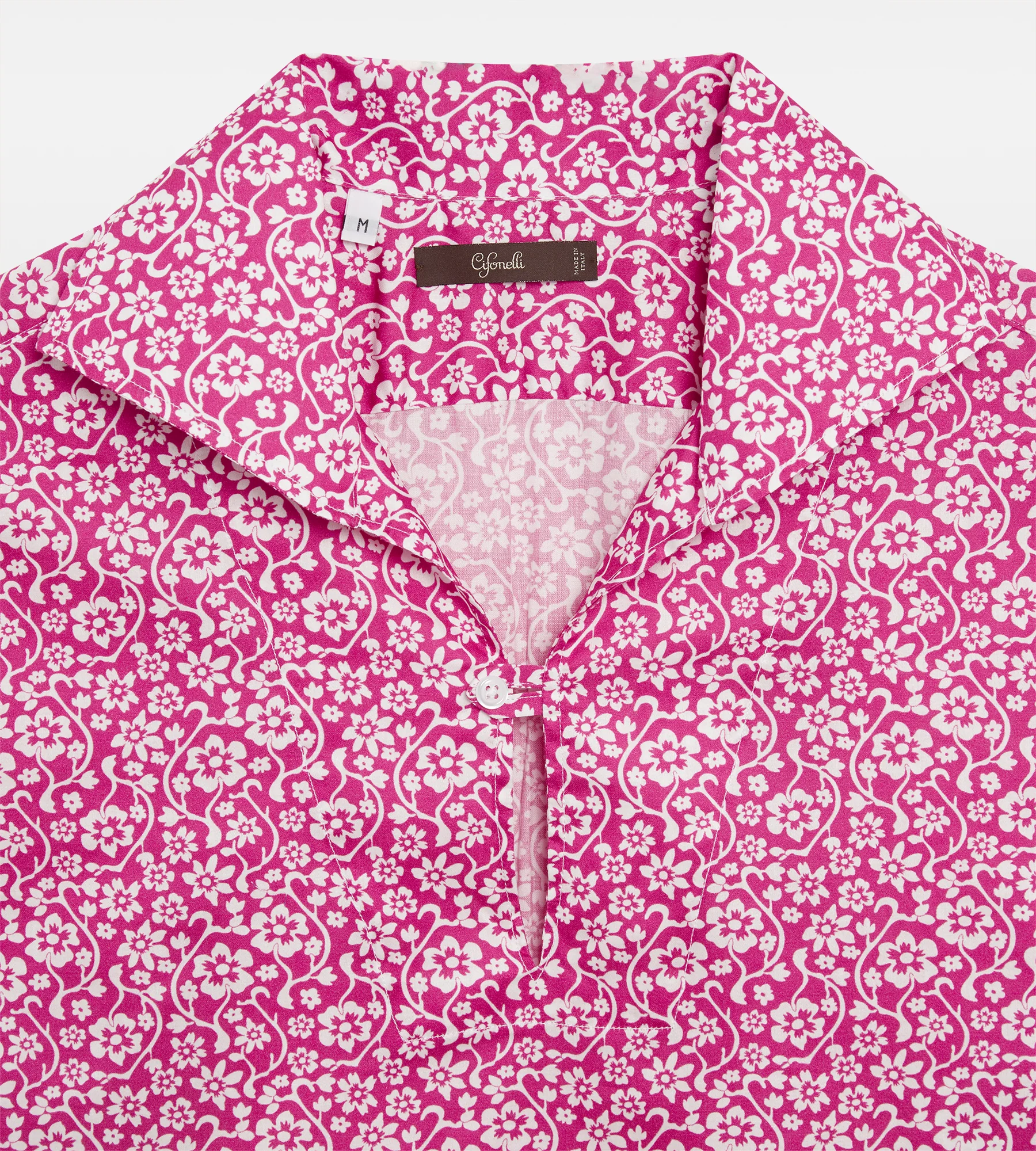 Polo rose à fleurs - Image 3