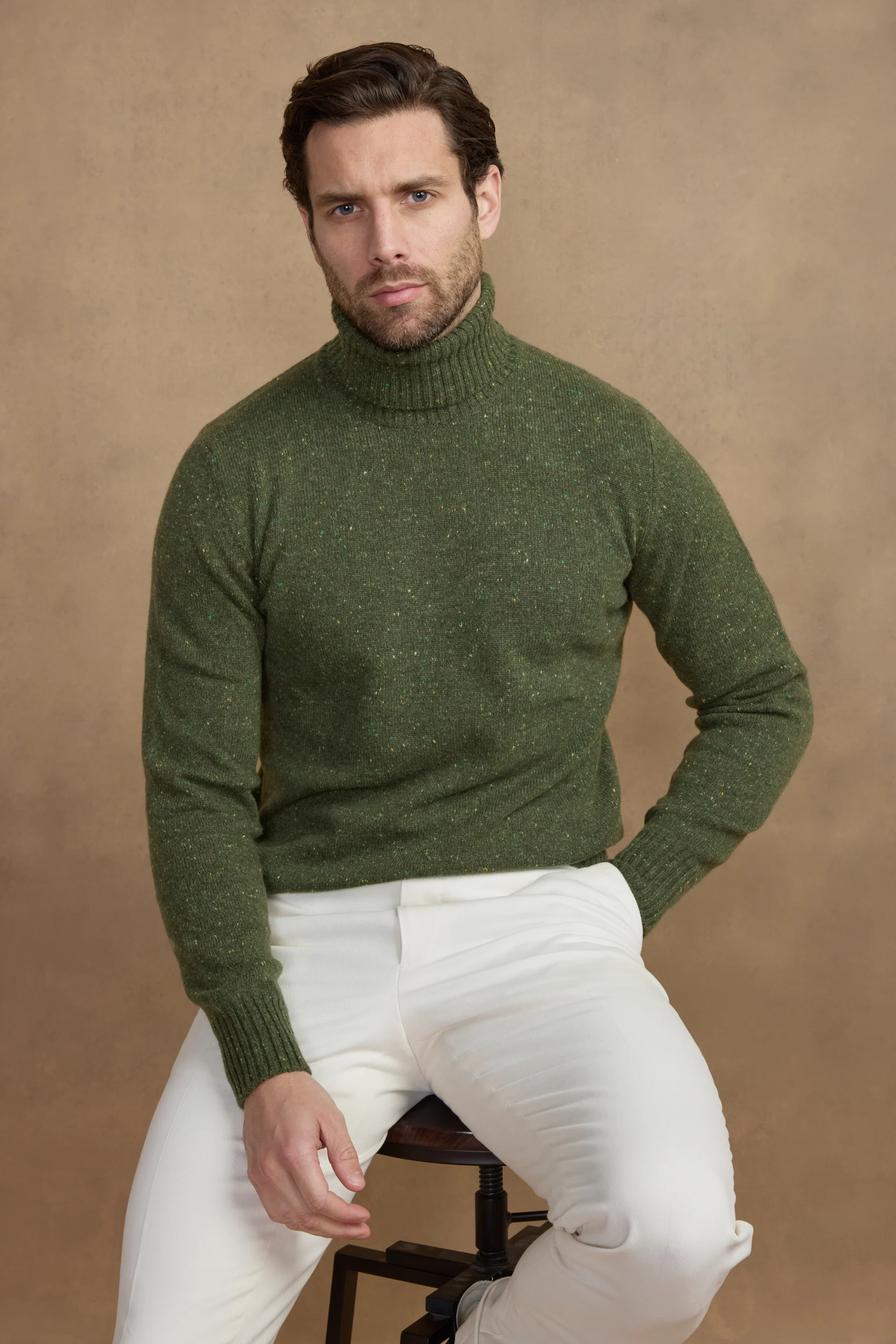 Pull à col roulé en cachemire - Image 3