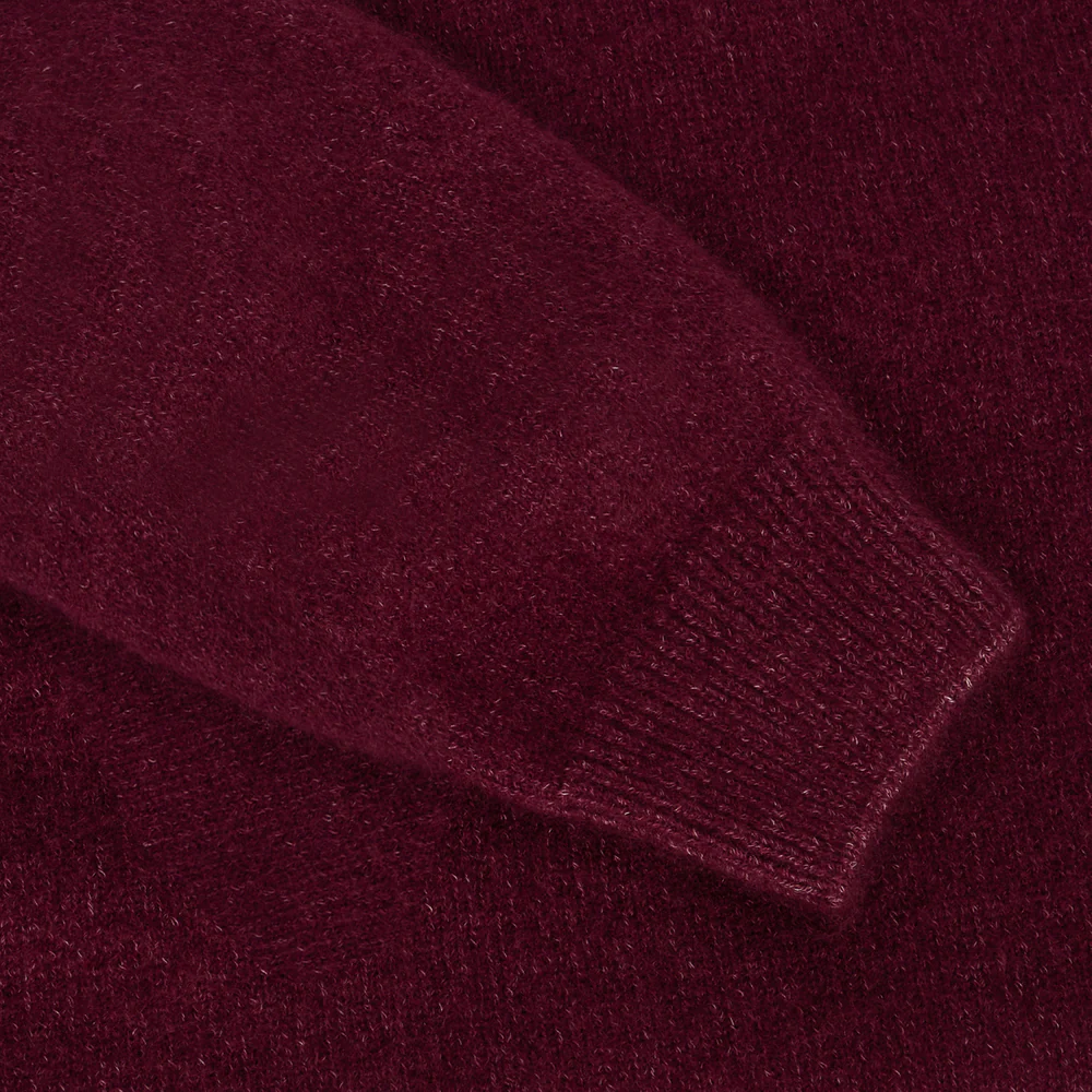 Pull en cachemire & soie cerise - Image 3