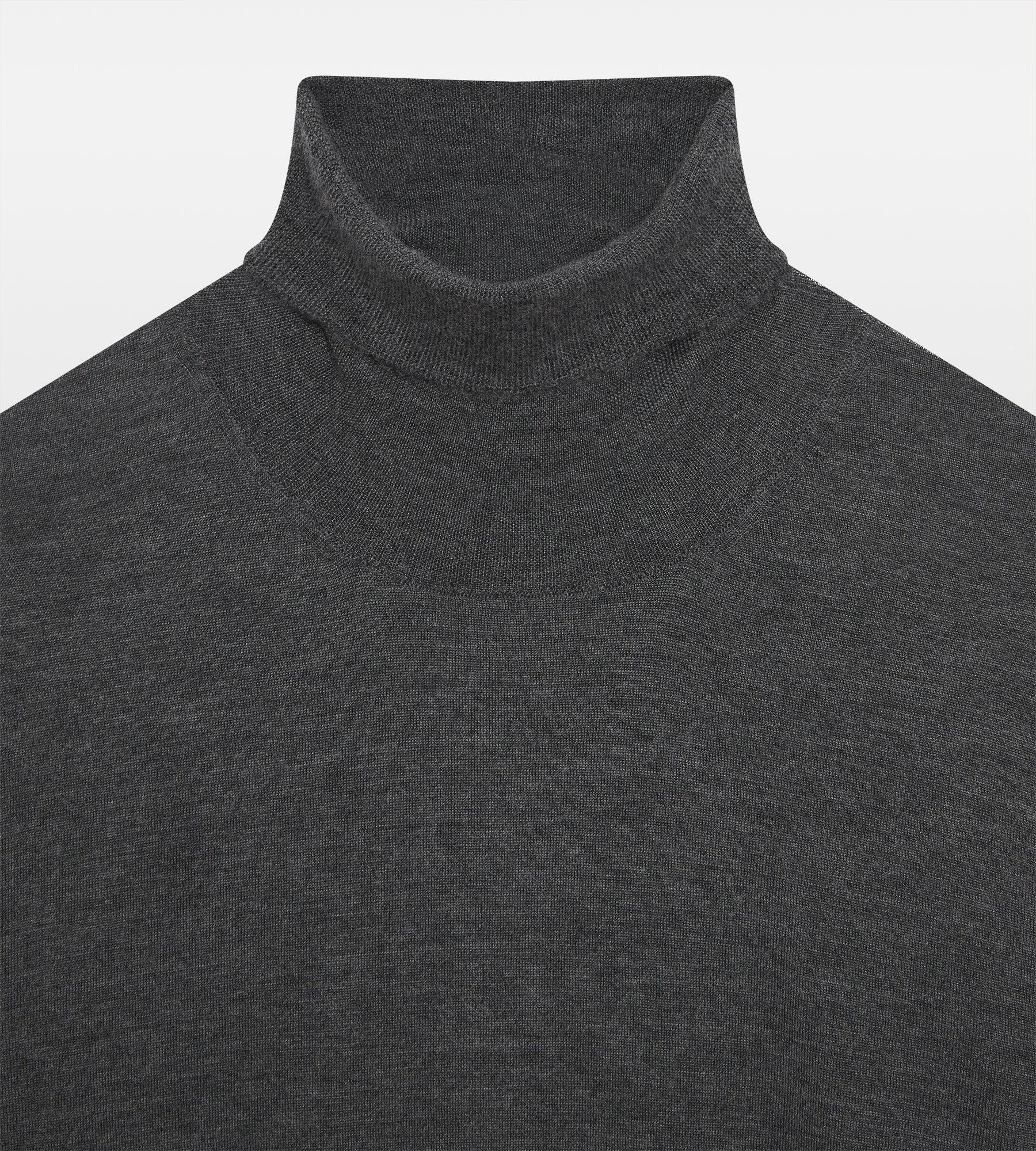 Pull à col roulé en cachemire et soie - Image 3