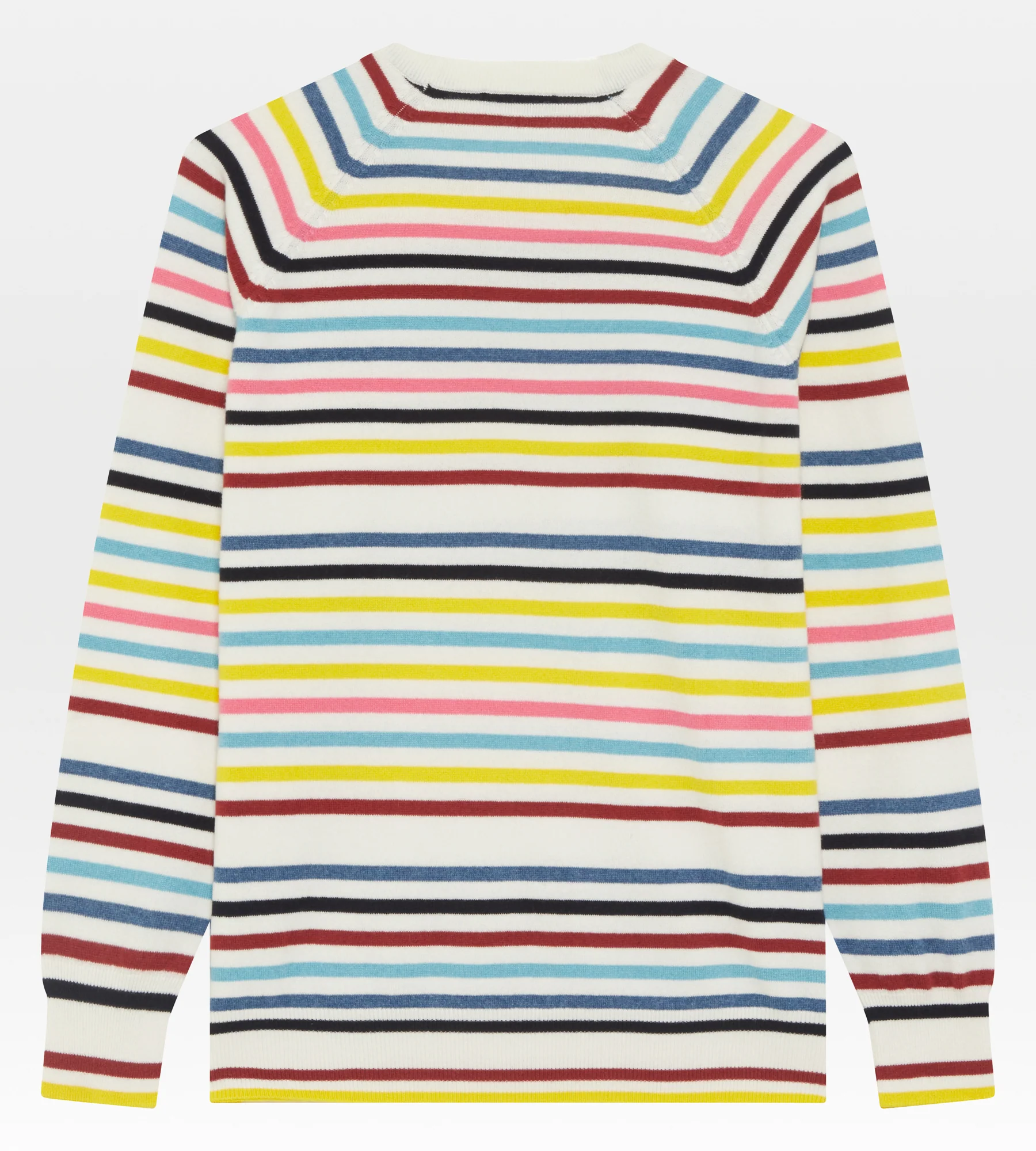 Pull en cachemire à rayures multicolores - Image 2