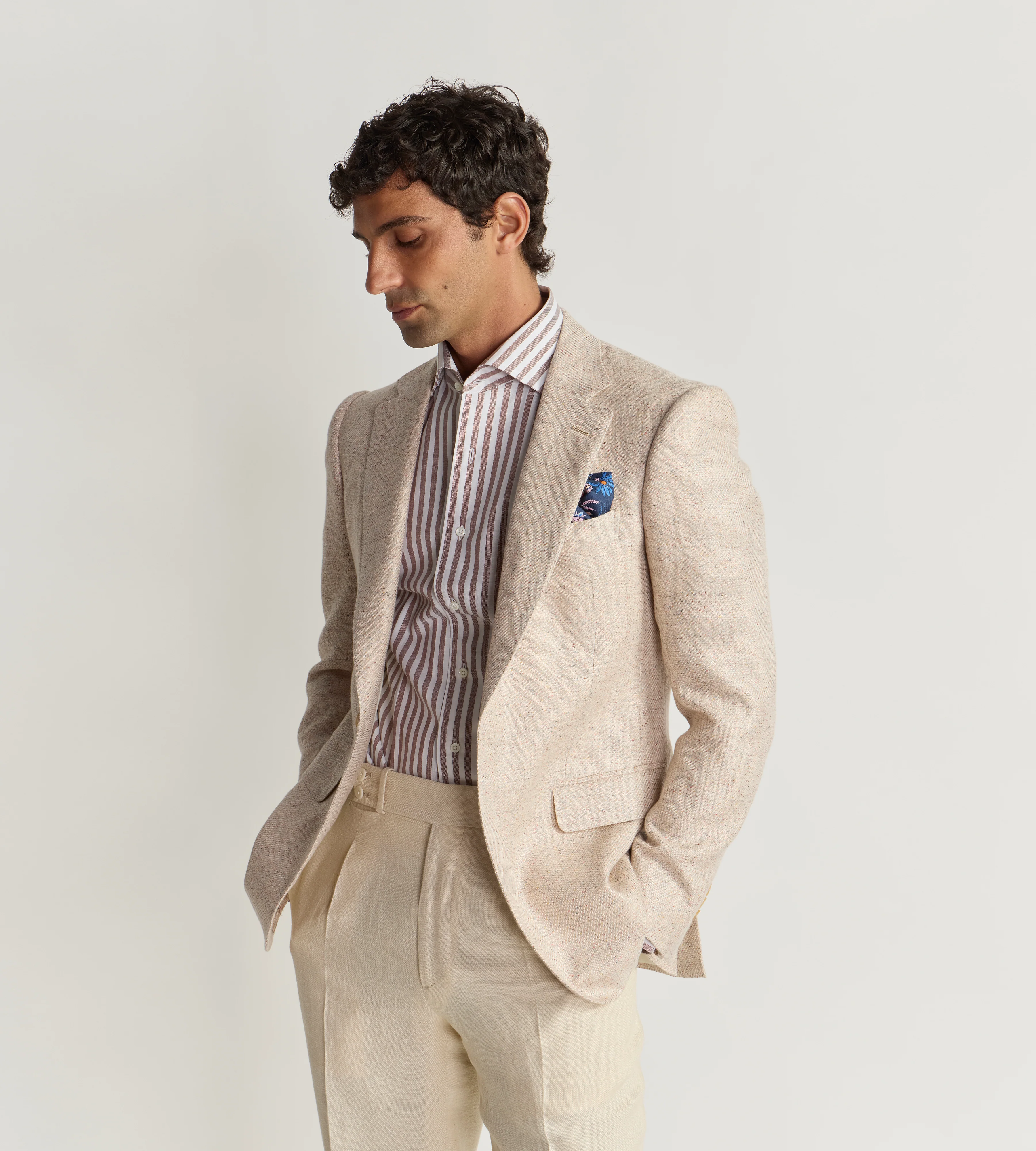 Veste en tweed chiné - Image 3