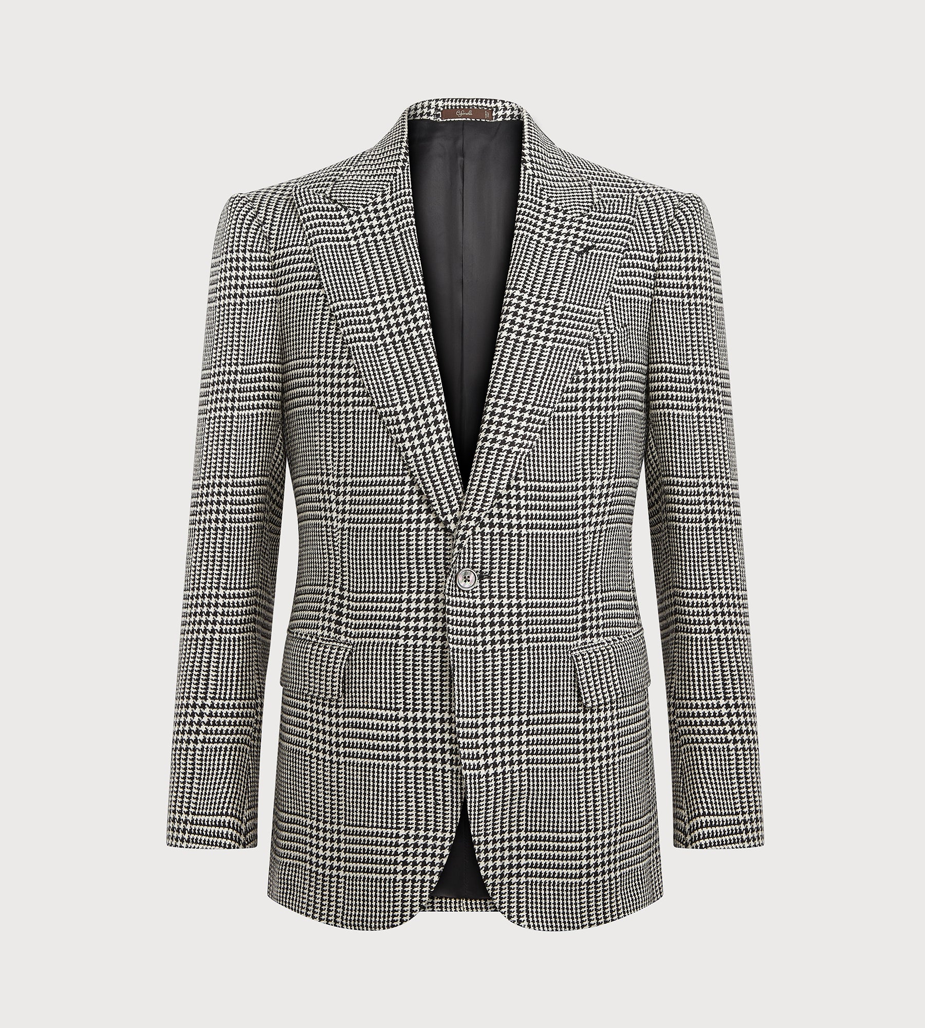 Veste à carreaux en lin, coton et soie - Image 2