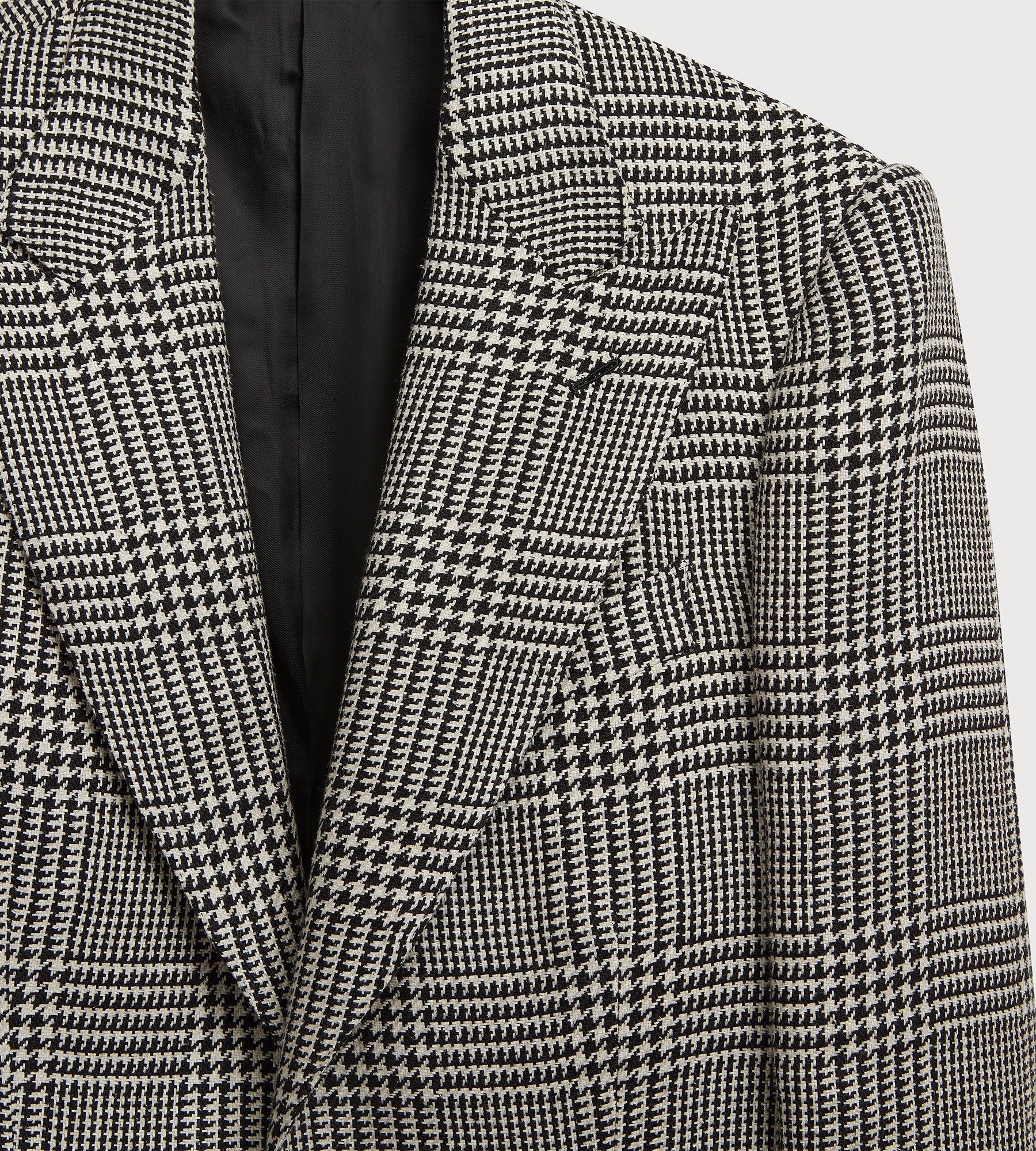 Veste à carreaux en lin, coton et soie - Image 5