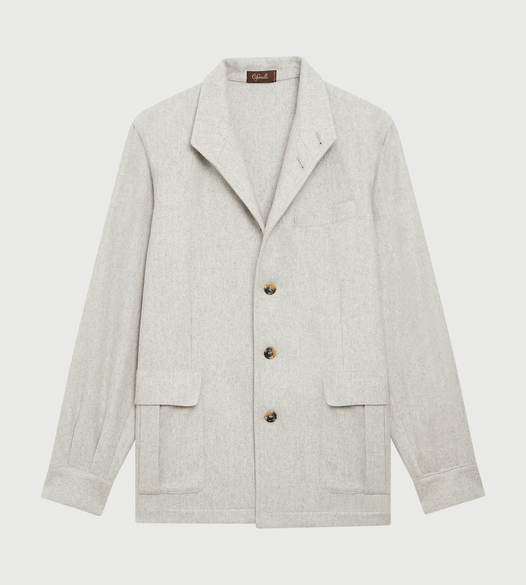 Veste Teba à chevrons en cachemire - Image 2