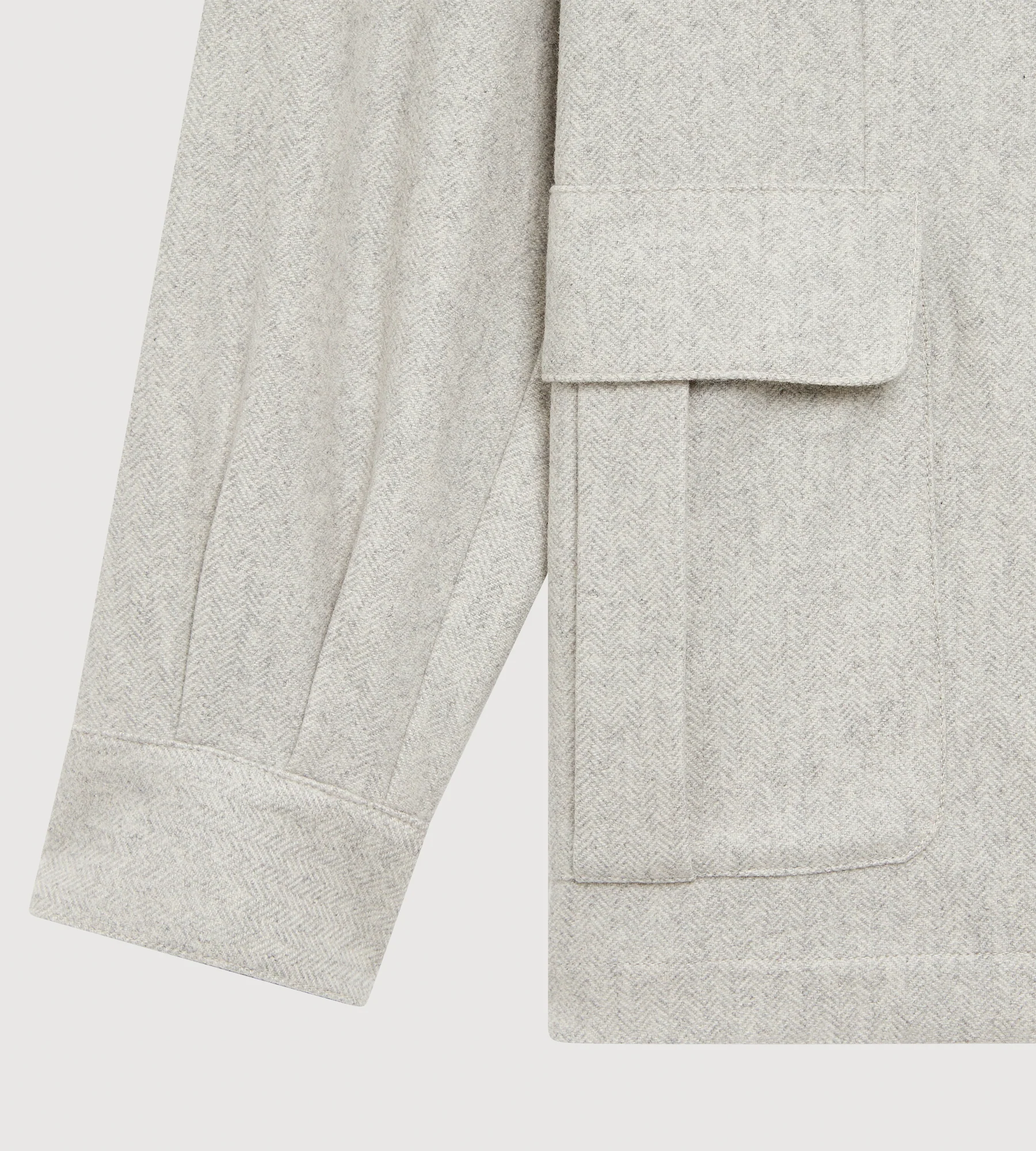 Veste Teba à chevrons en cachemire - Image 4