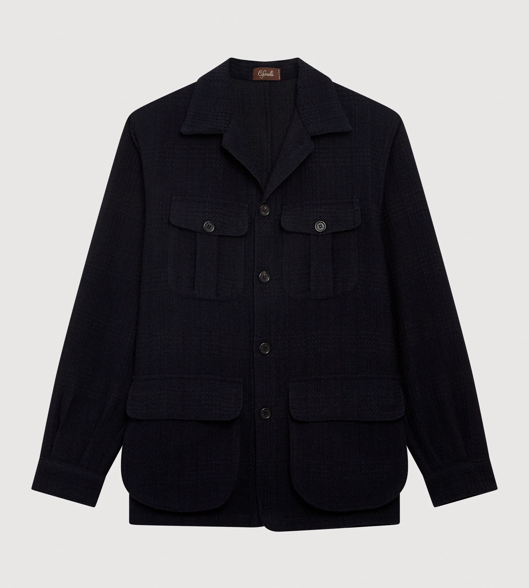 Veste Teba Safari en laine et coton - Image 2