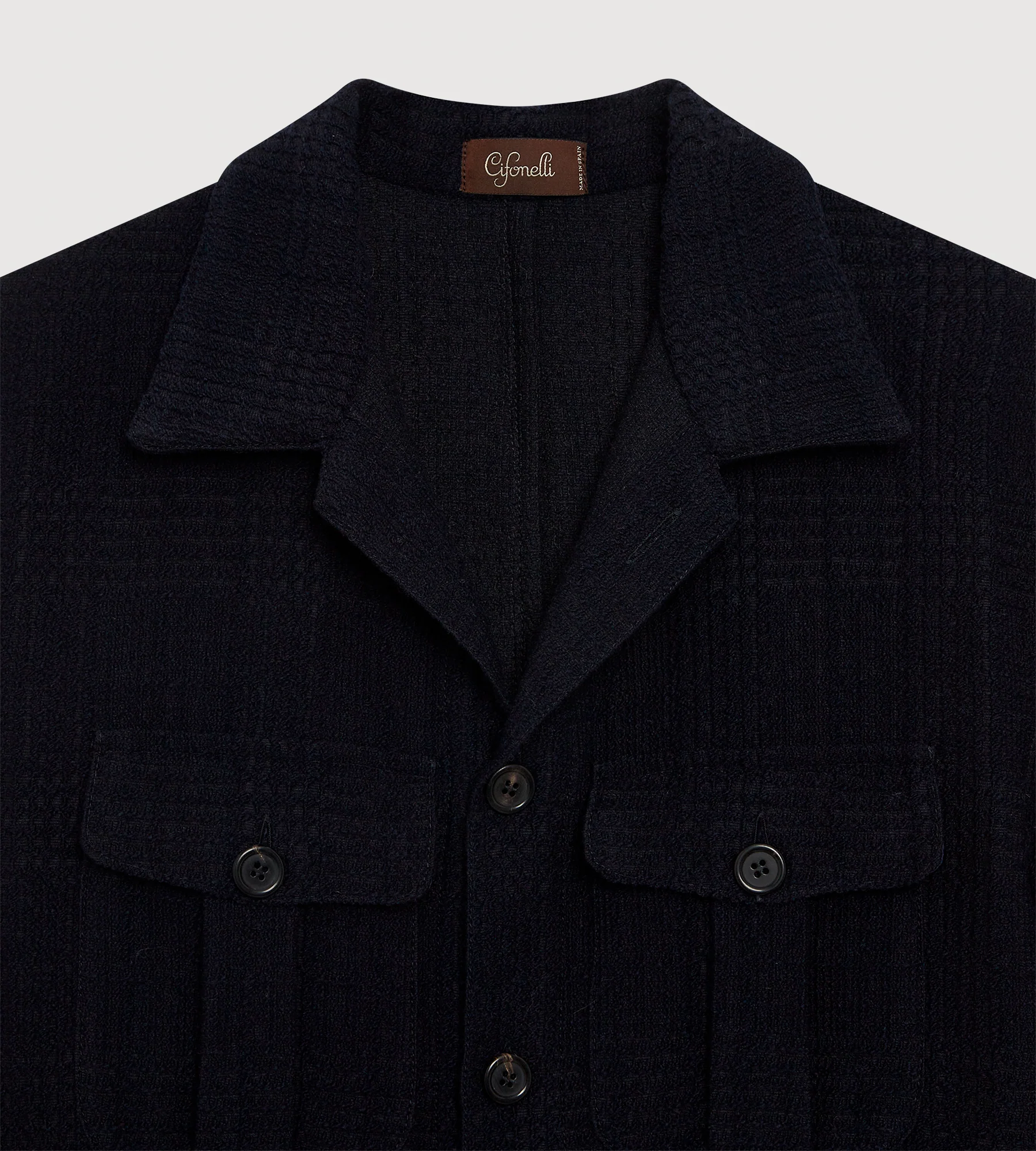 Veste Teba Safari en laine et coton - Image 5