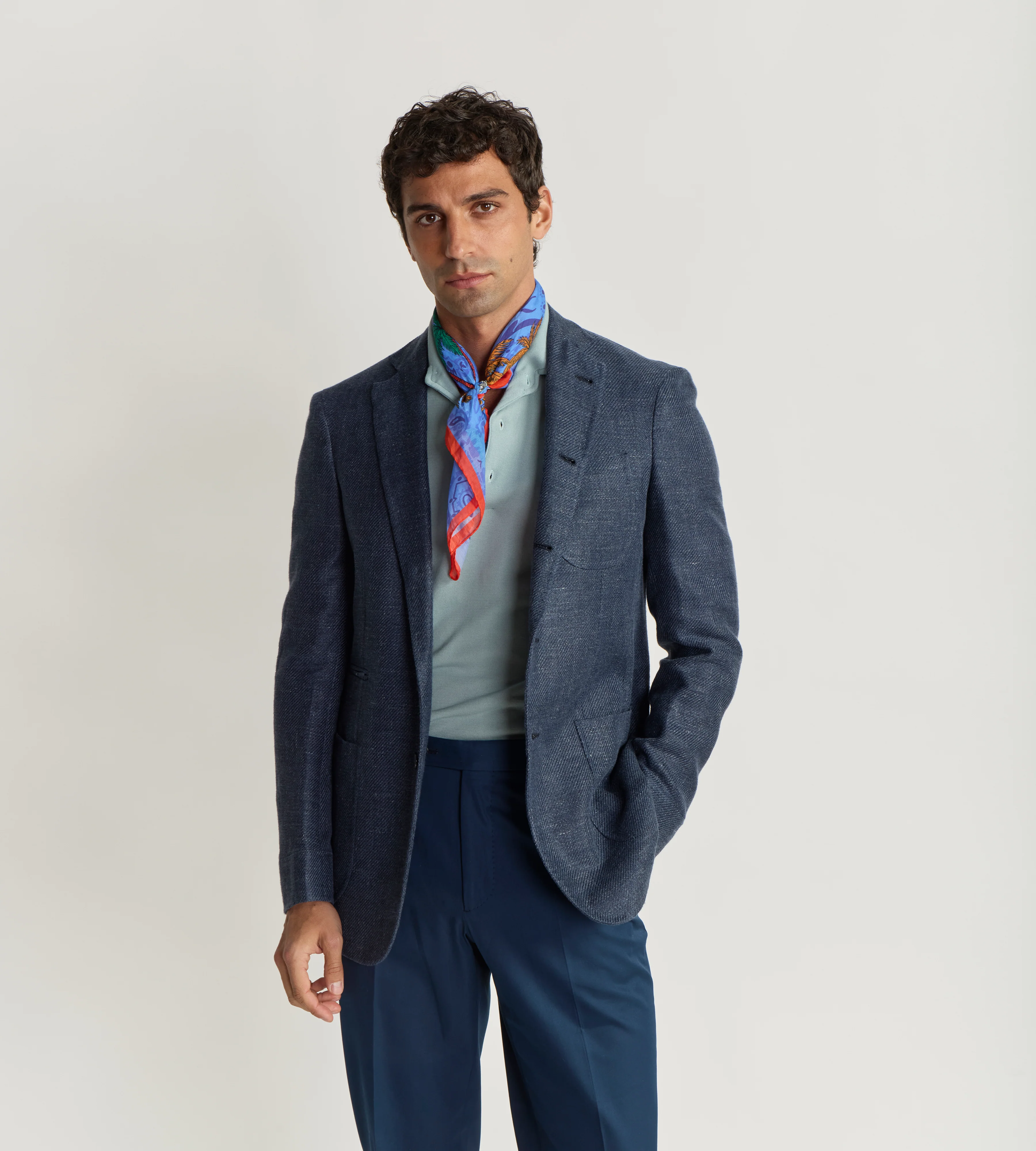 Veste Travel en lin et coton - Image 3