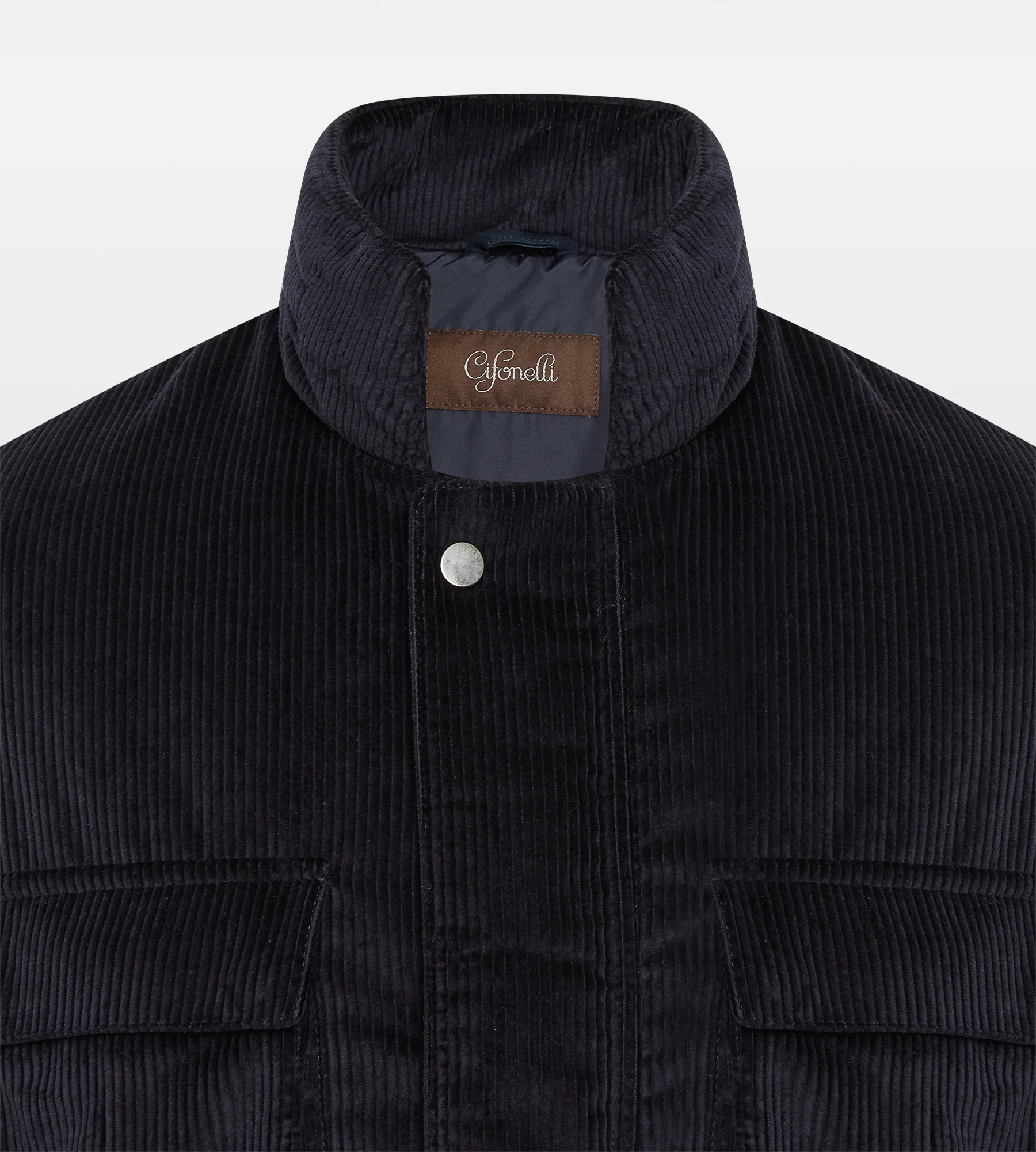 Veste en velours côtelé bleu marine - Image 5