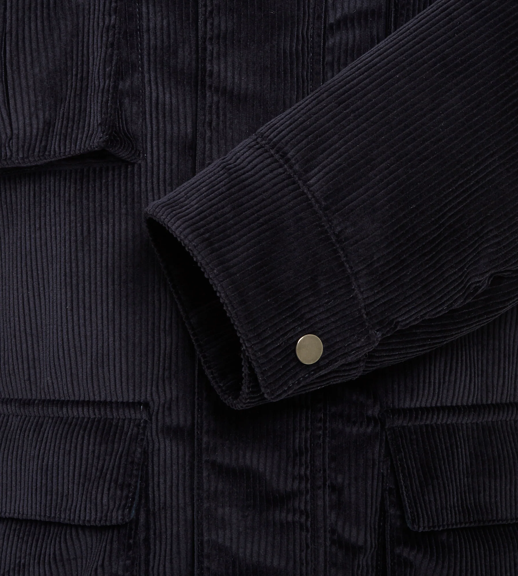 Veste en velours côtelé bleu marine - Image 7