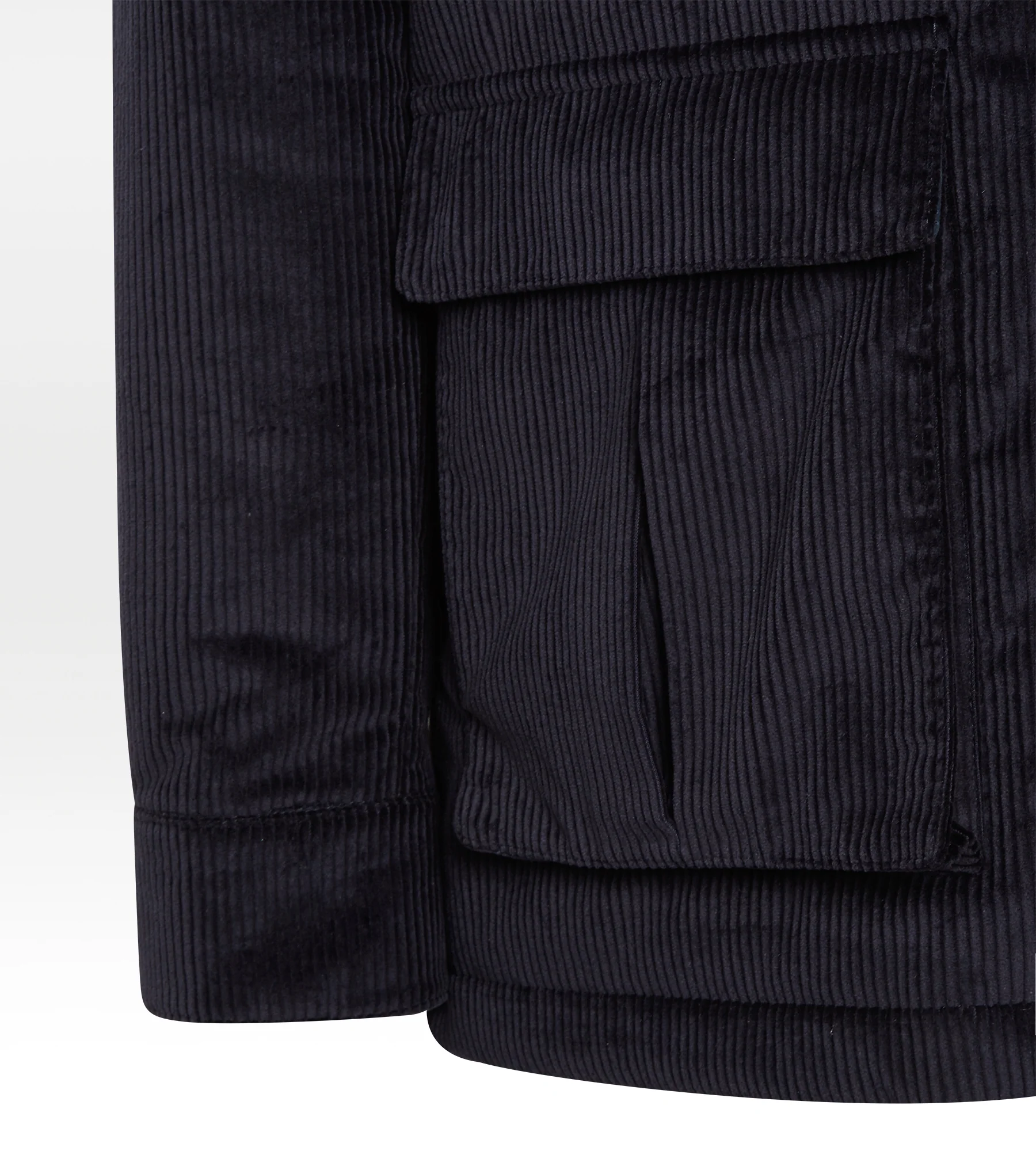 Veste en velours côtelé bleu marine - Image 9