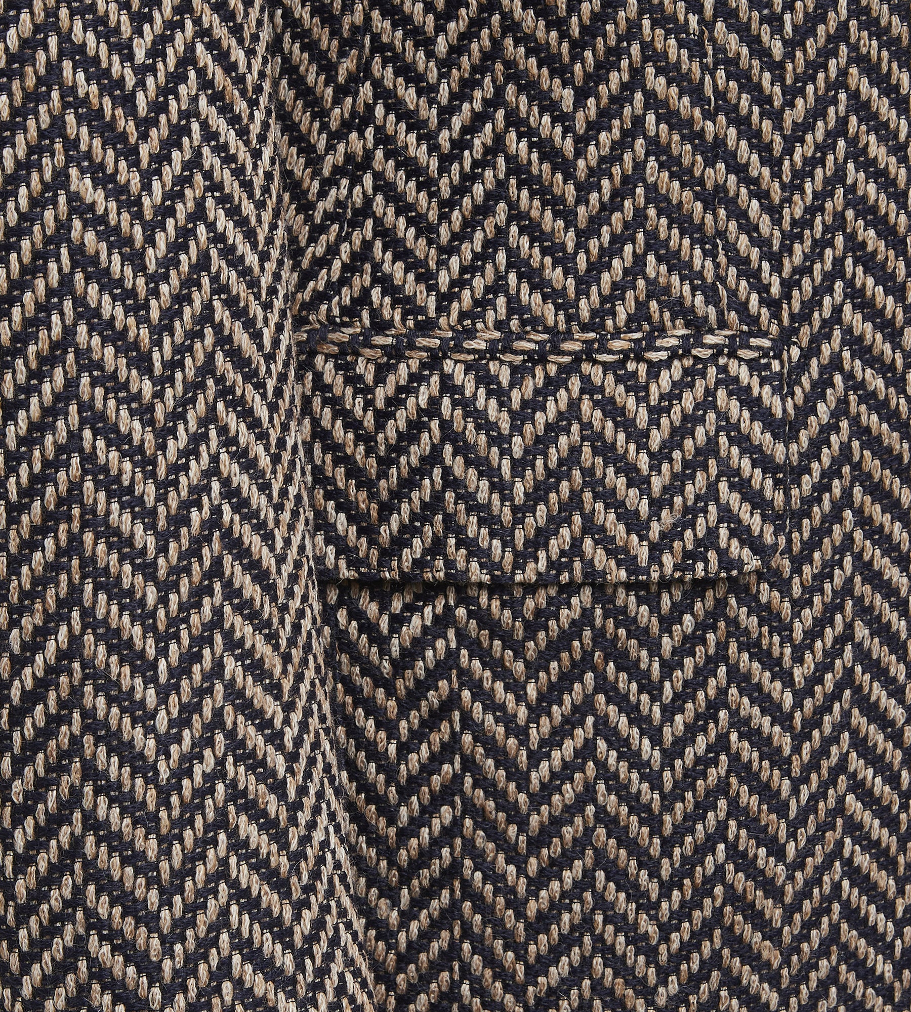 Veste à chevrons en alpaga mélangé - Image 8